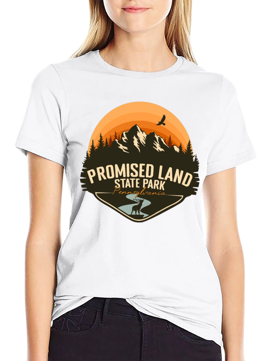 Promised Land State Park Black T-Shirt