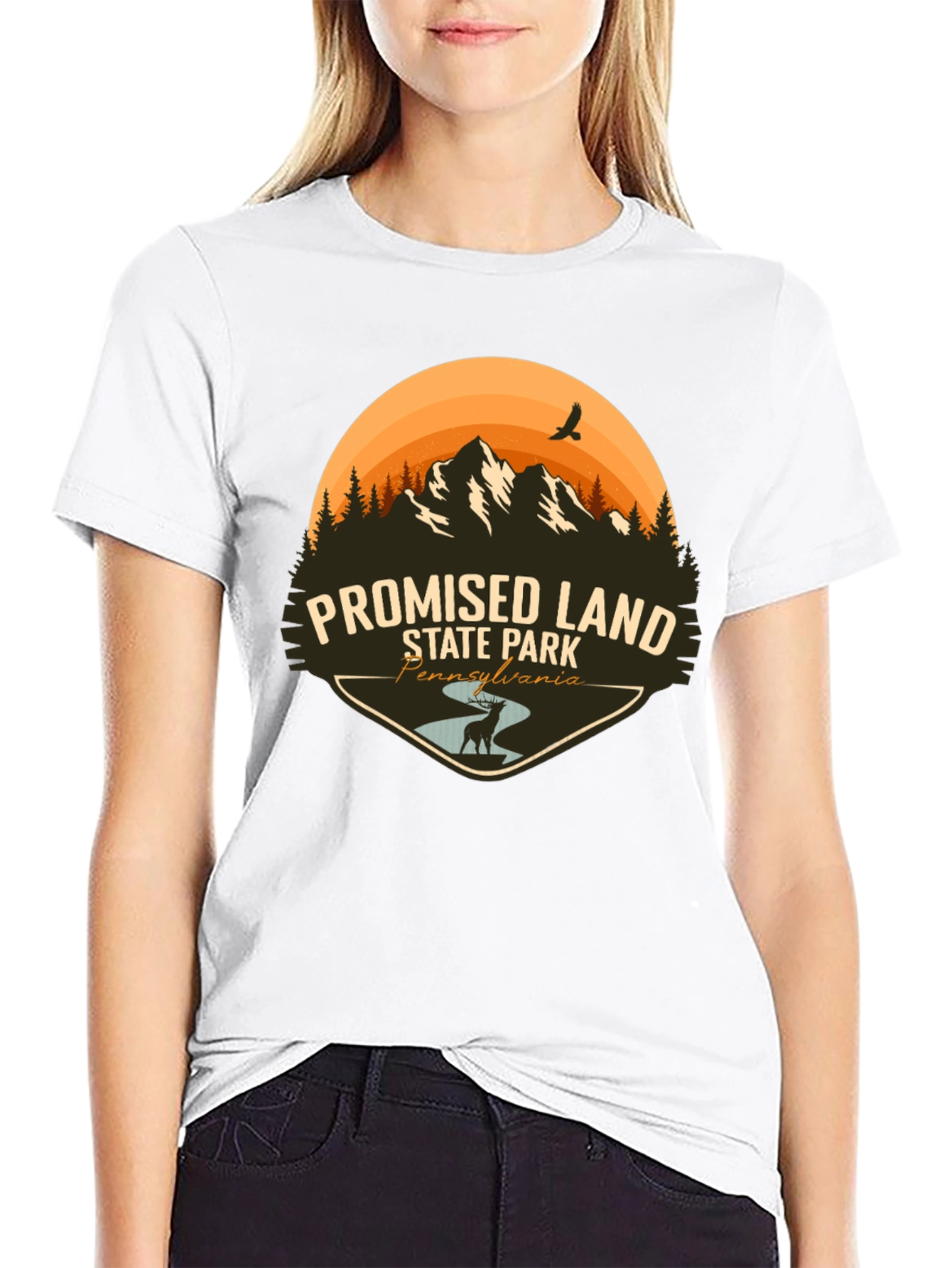Promised Land State Park Black T-Shirt