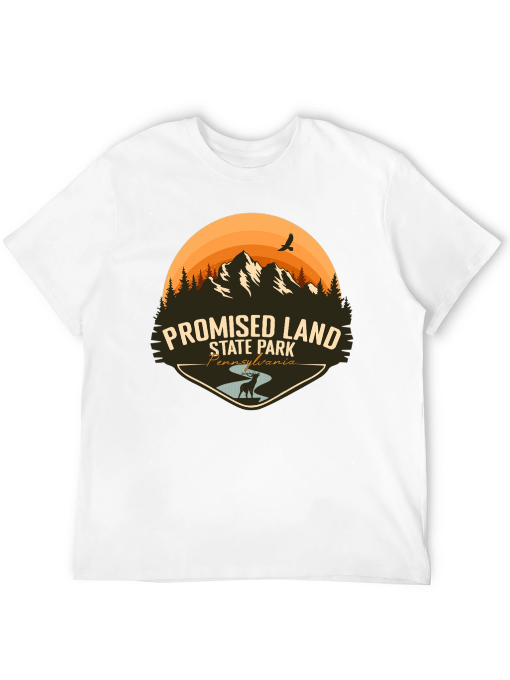 Promised Land State Park Black T-Shirt