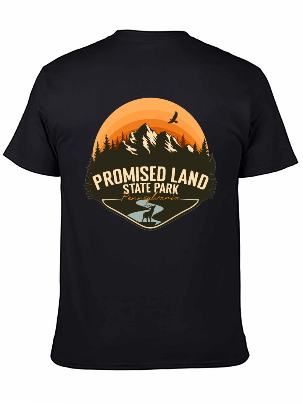 Promised Land State Park Black T-Shirt