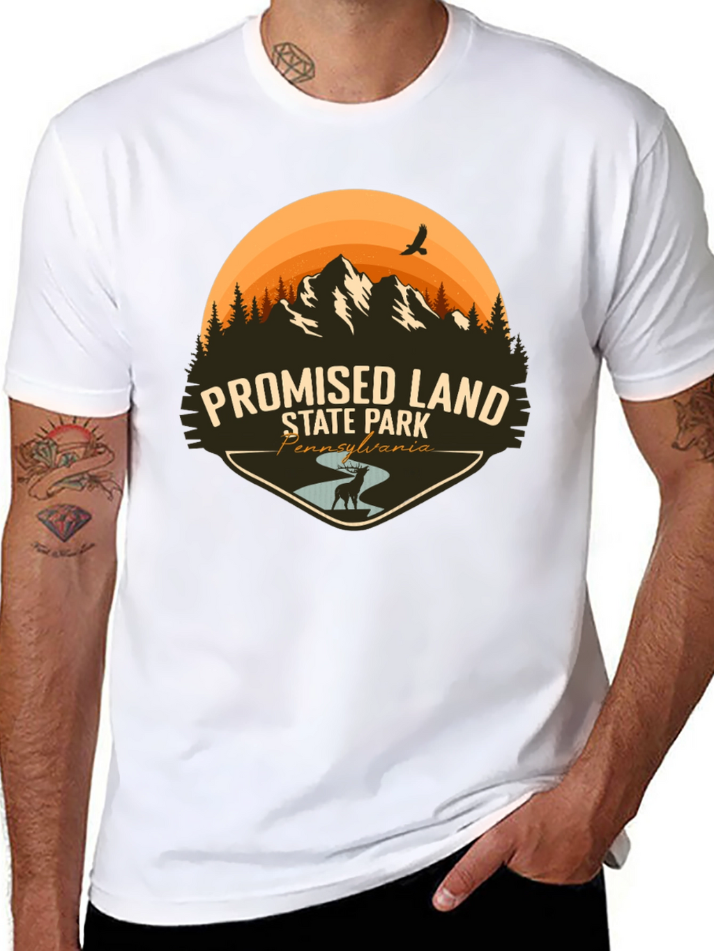Promised Land State Park Black T-Shirt