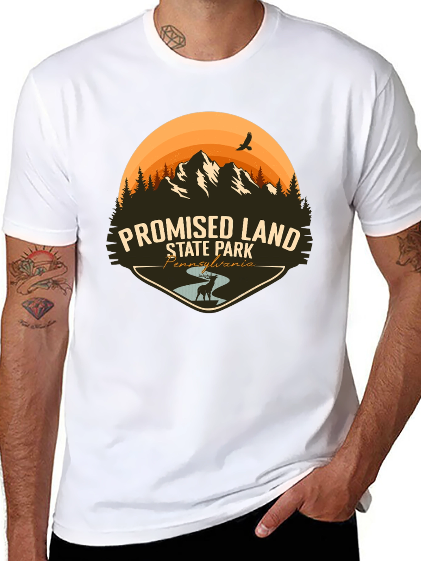 Promised Land State Park Black T-Shirt