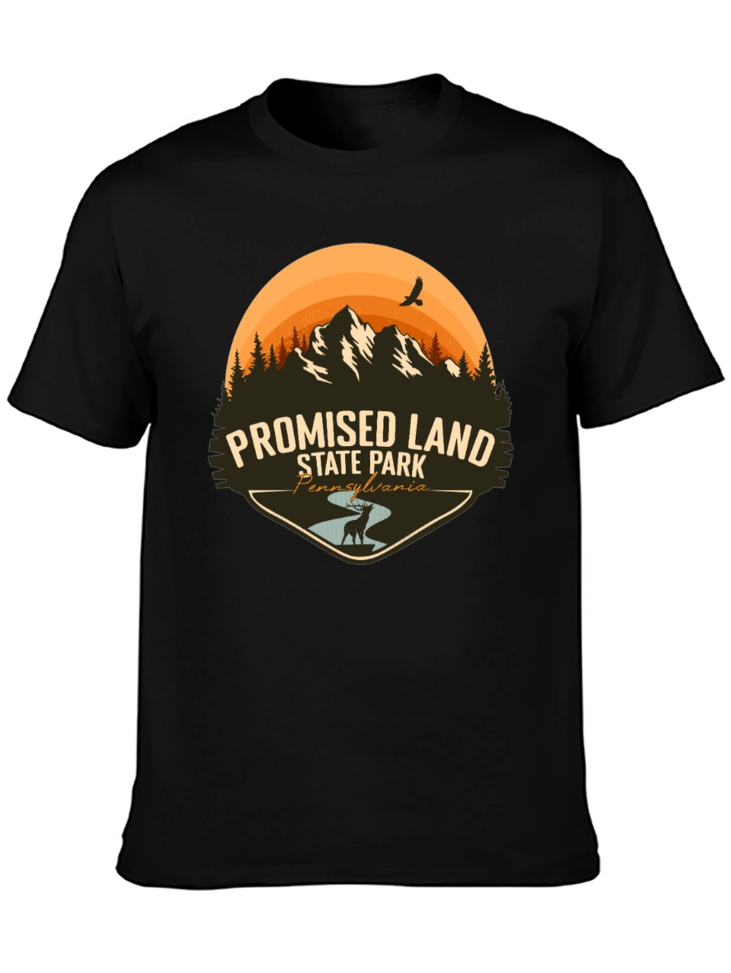 Promised Land State Park Black T-Shirt