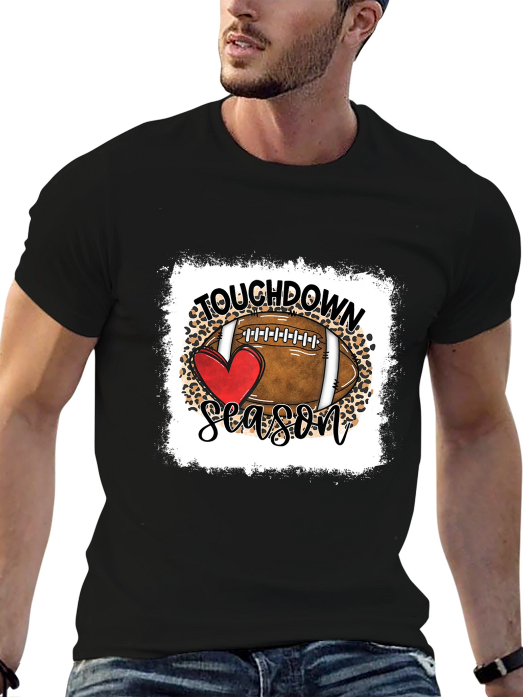 Touchdown Season Graphic Tee - Football Lover Shirt