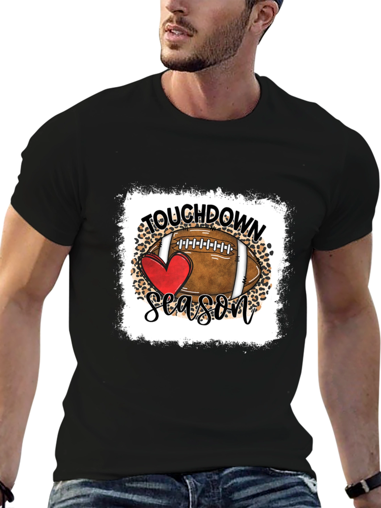 Touchdown Season Graphic Tee - Football Lover Shirt