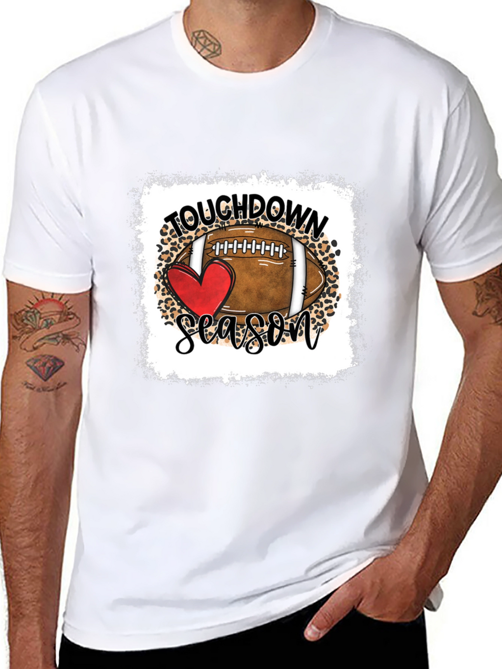 Touchdown Season Graphic Tee - Football Lover Shirt