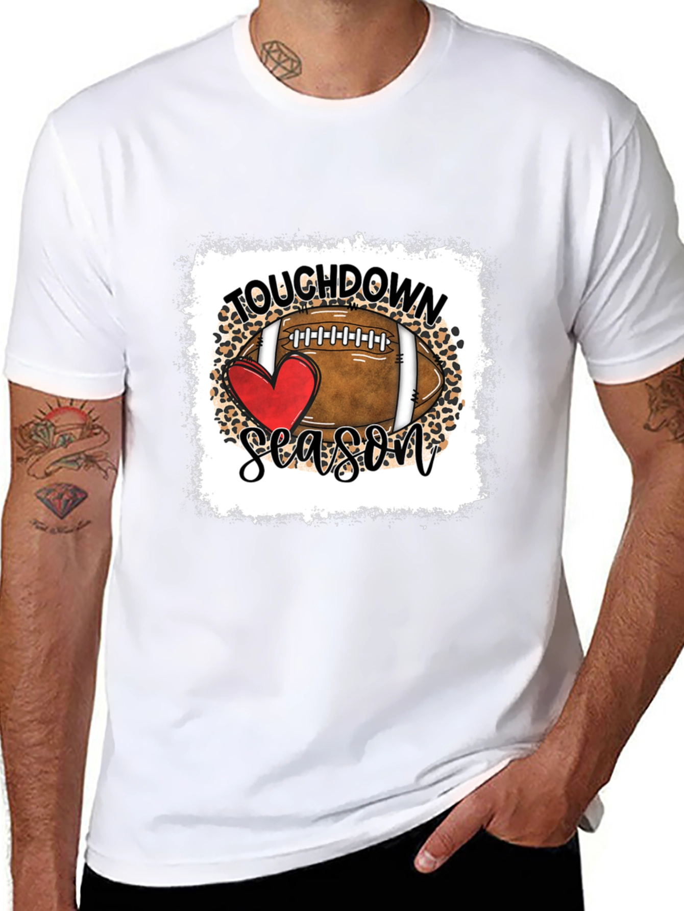 Touchdown Season Graphic Tee - Football Lover Shirt
