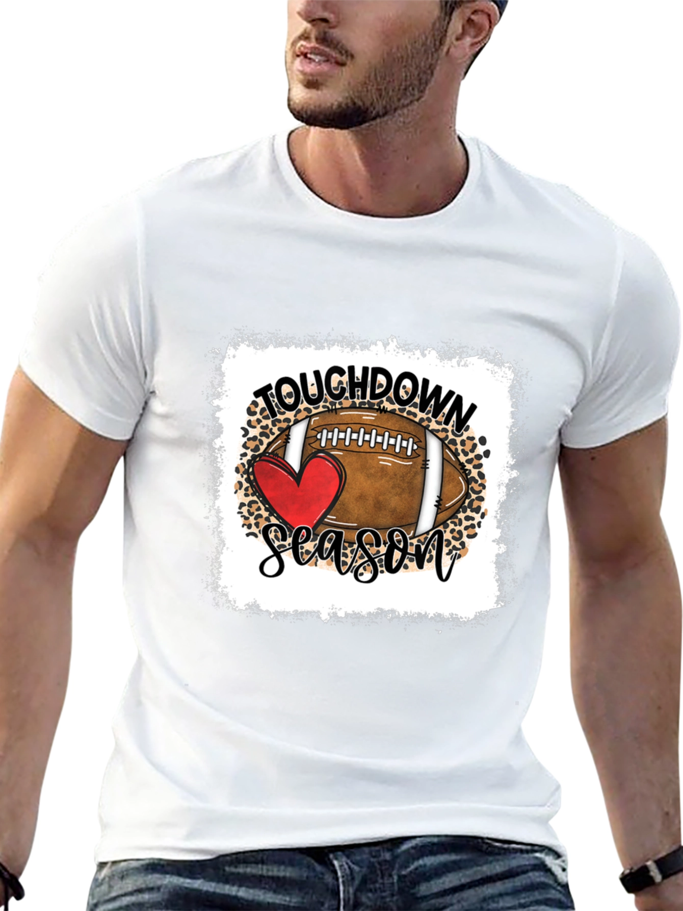 Touchdown Season Graphic Tee - Football Lover Shirt
