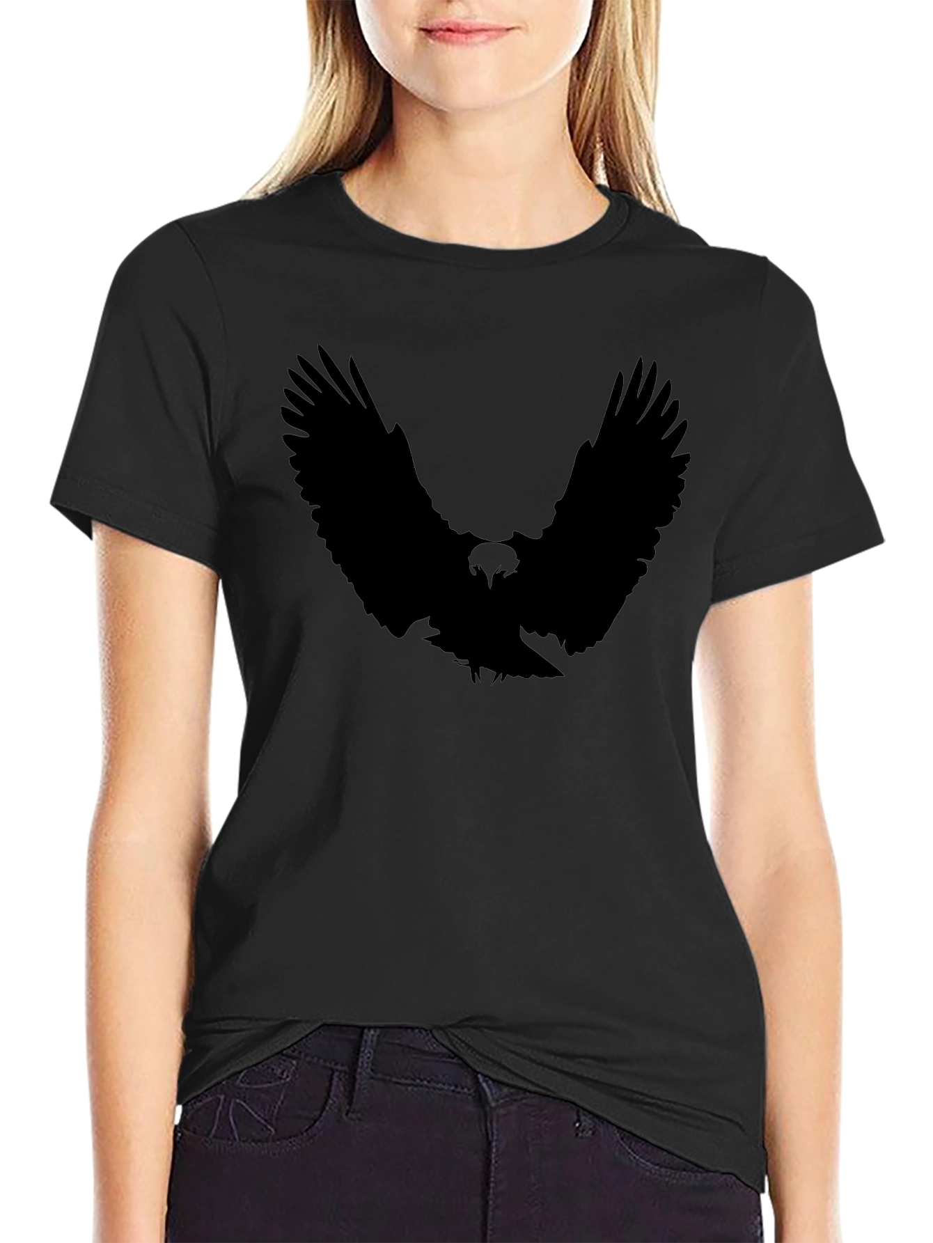 Black Eagle Graphic Tee - Stylish Mens T-Shirt