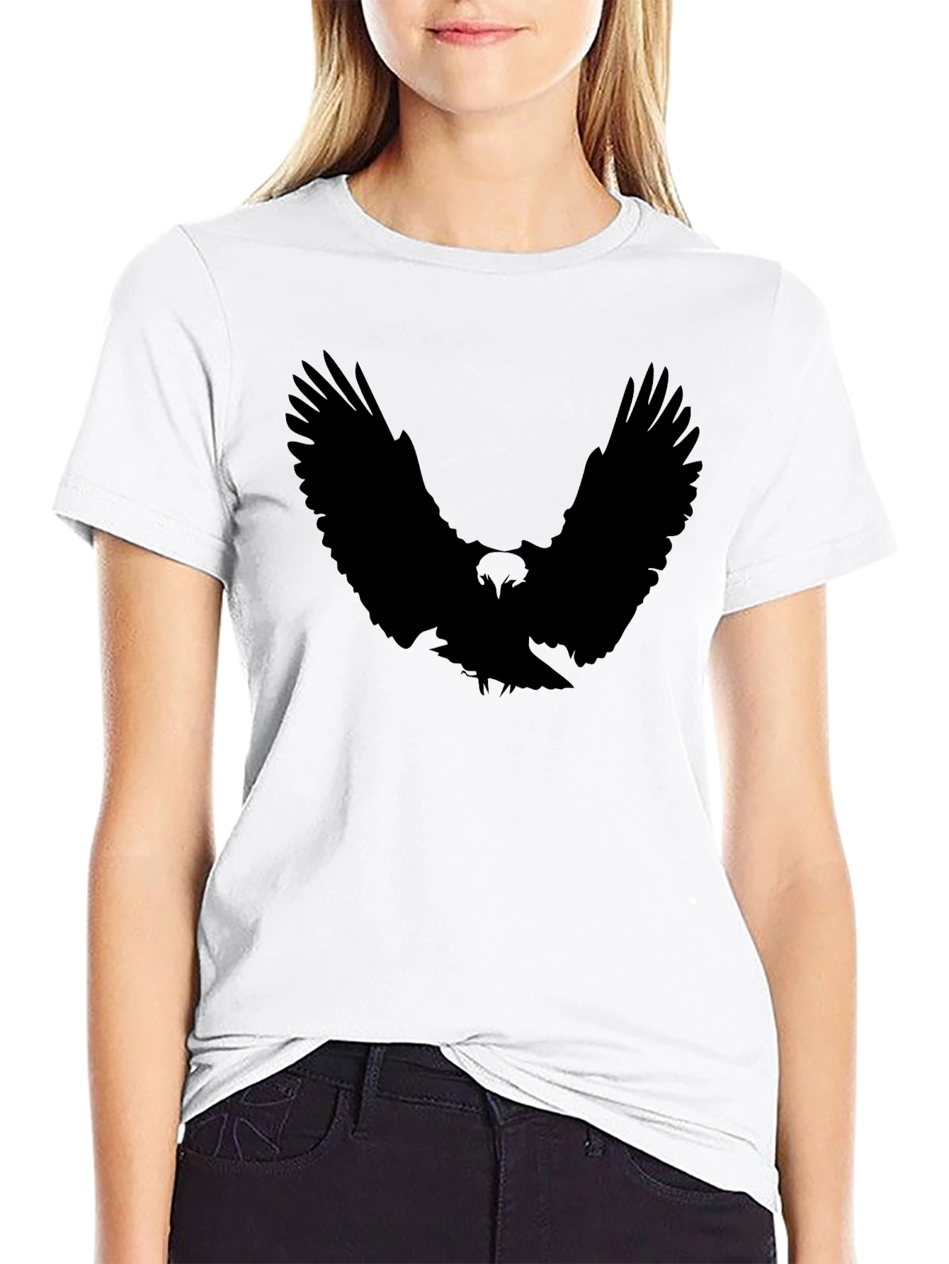 Black Eagle Graphic Tee - Stylish Mens T-Shirt