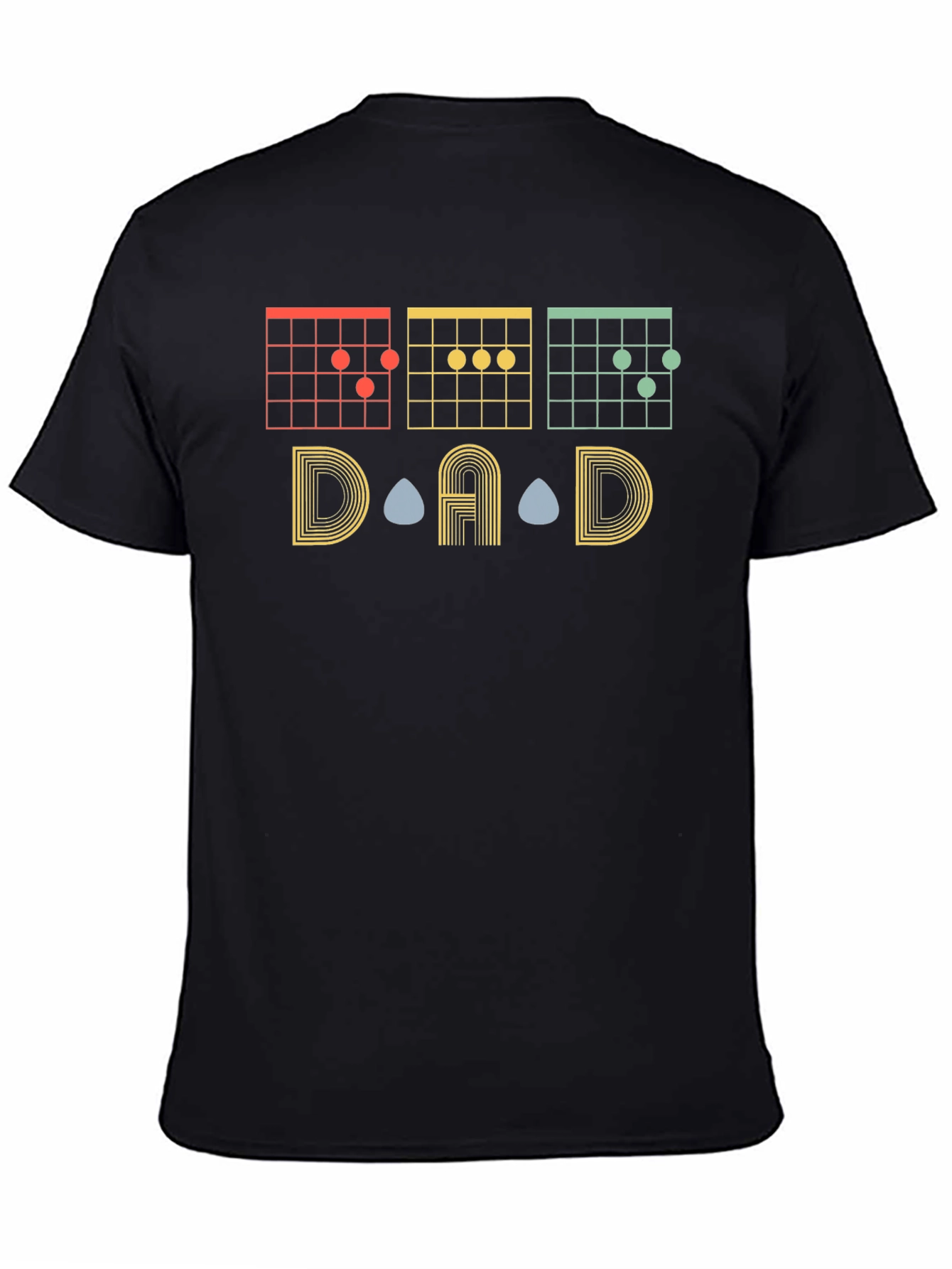 DAD Guitar Chords T-Shirt - Musician Fathers Day Gift