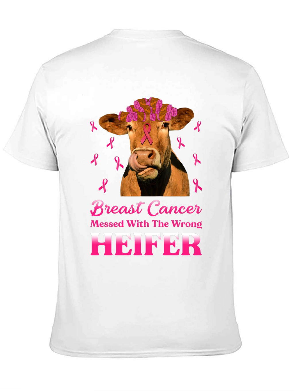 Breast Cancer Awareness Heifer T-Shirt