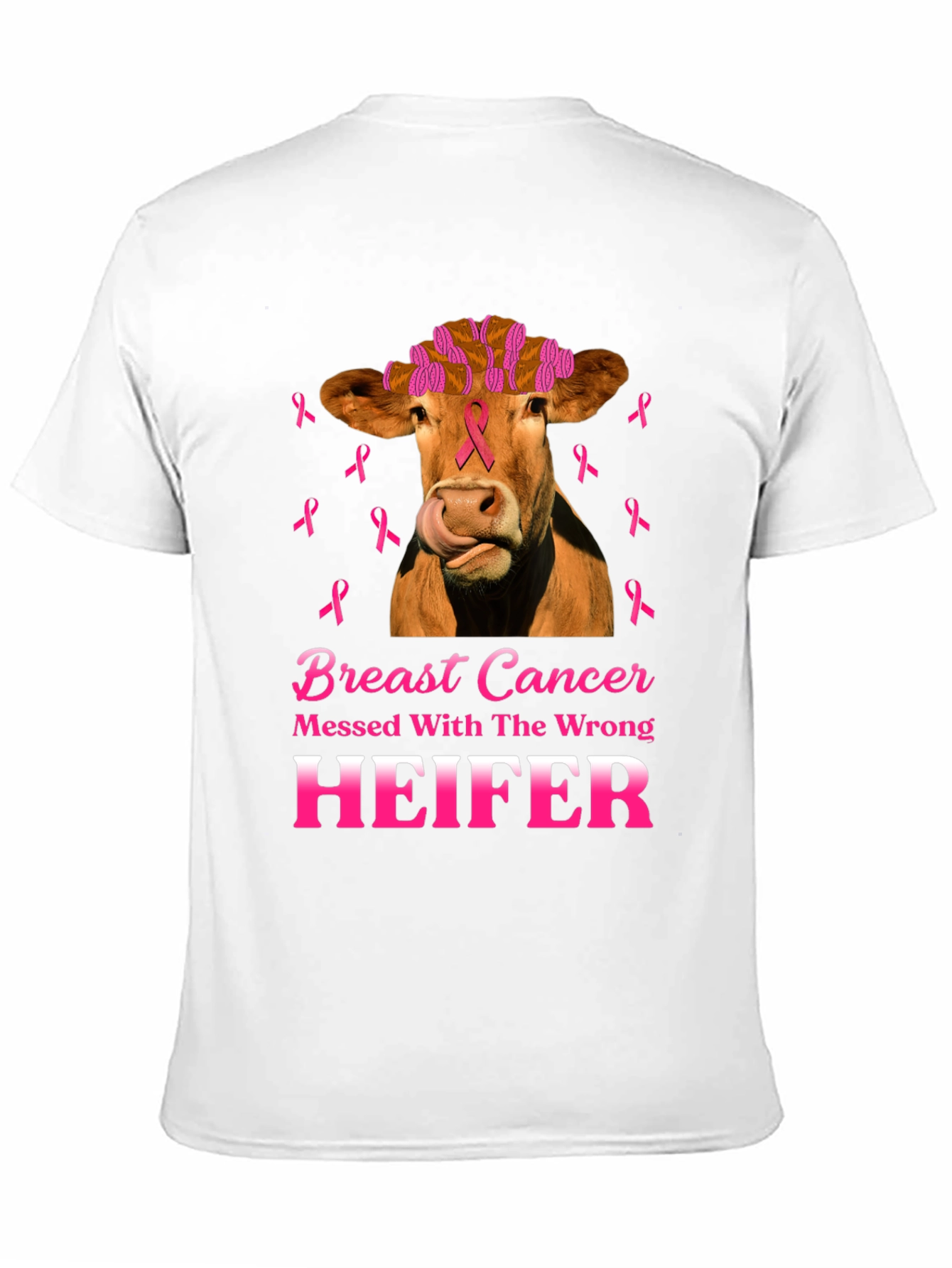 Breast Cancer Awareness Heifer T-Shirt