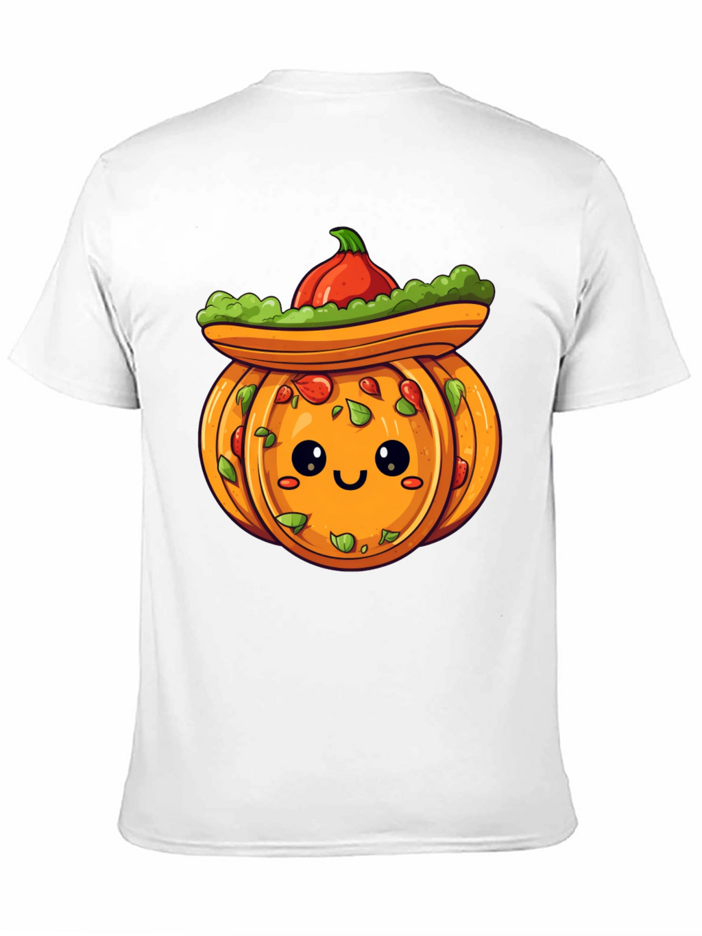 Cute Pumpkin Sombrero T-Shirt - Halloween Fiesta!