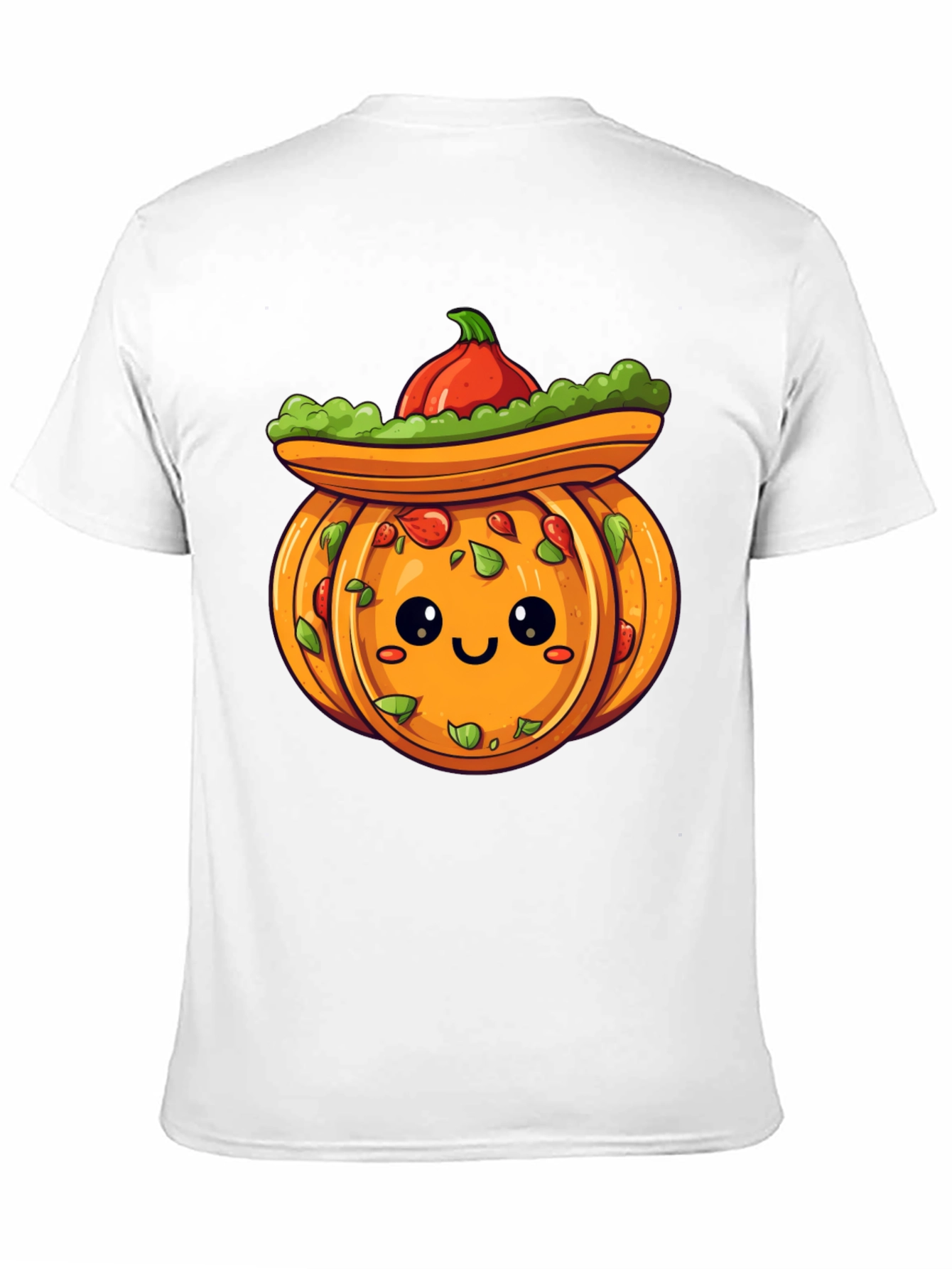 Cute Pumpkin Sombrero T-Shirt - Halloween Fiesta!