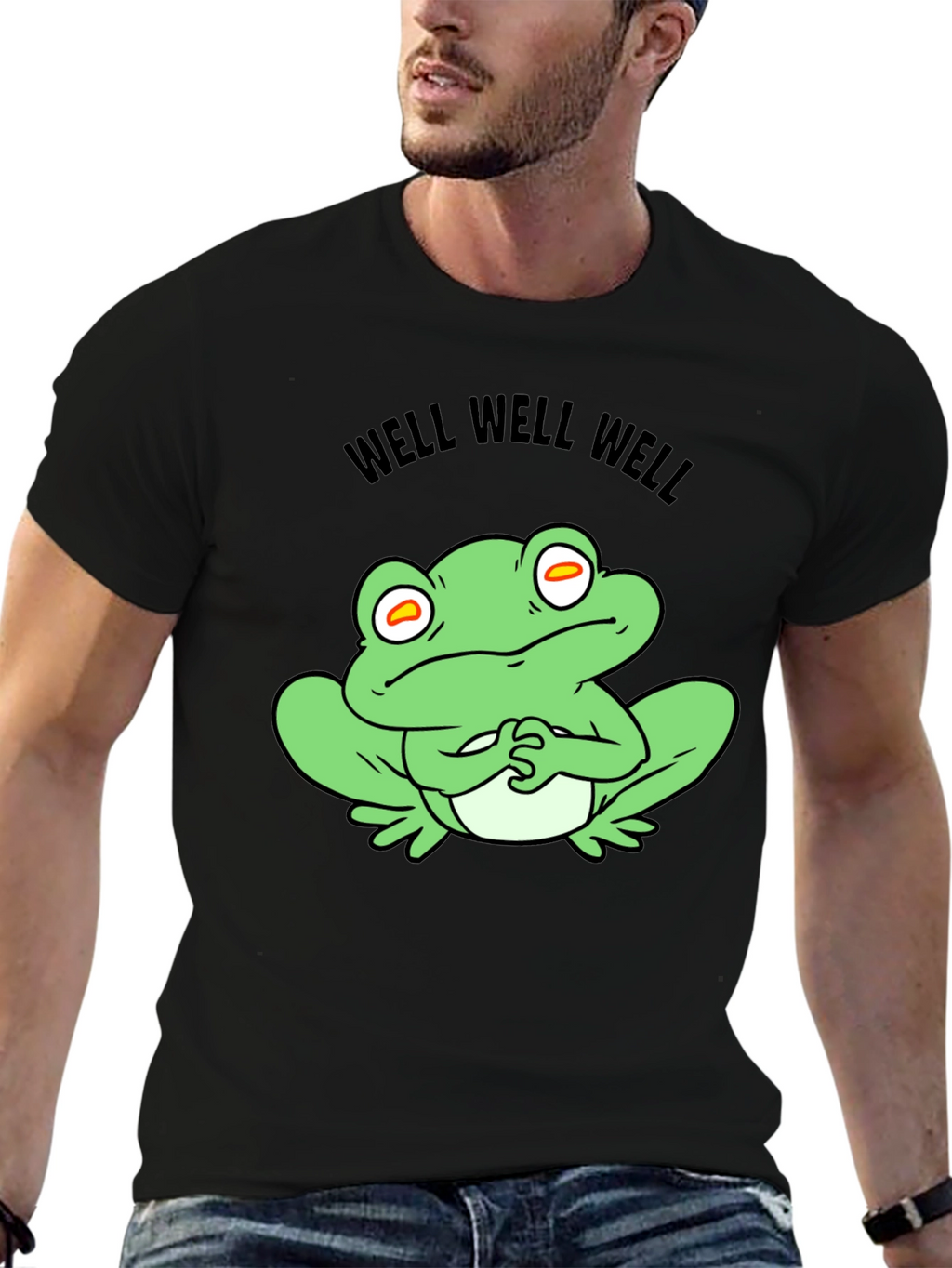Well Well Well Frog Graphic T-Shirt