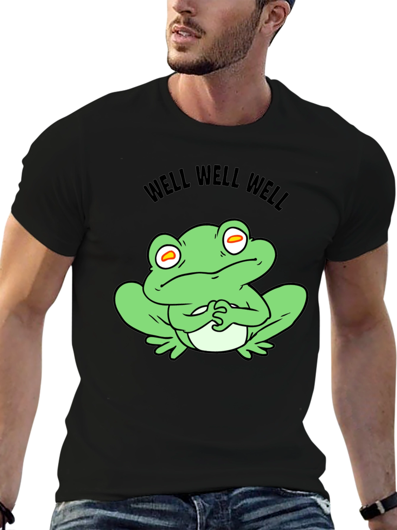 Well Well Well Frog Graphic T-Shirt