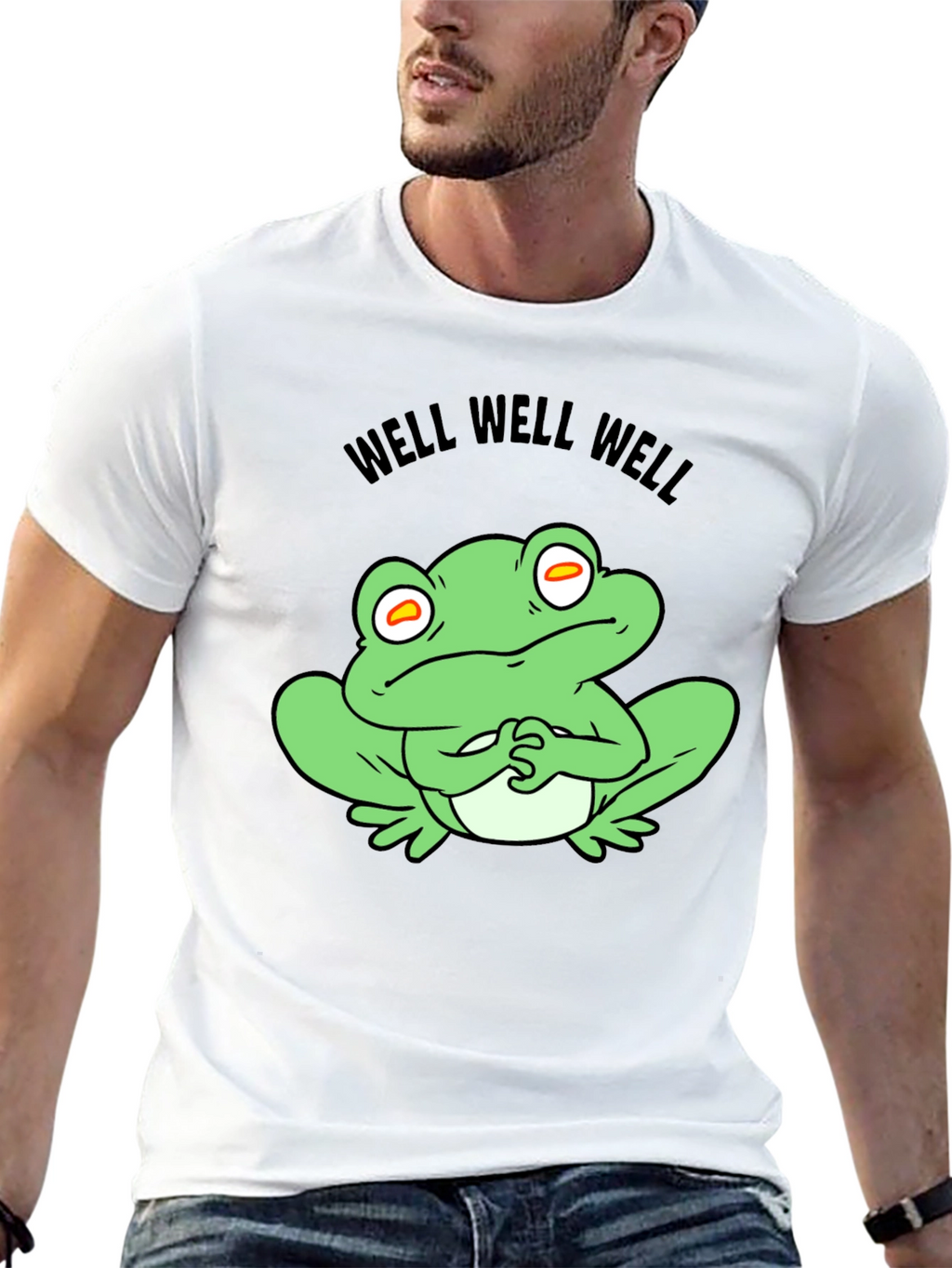 Well Well Well Frog Graphic T-Shirt
