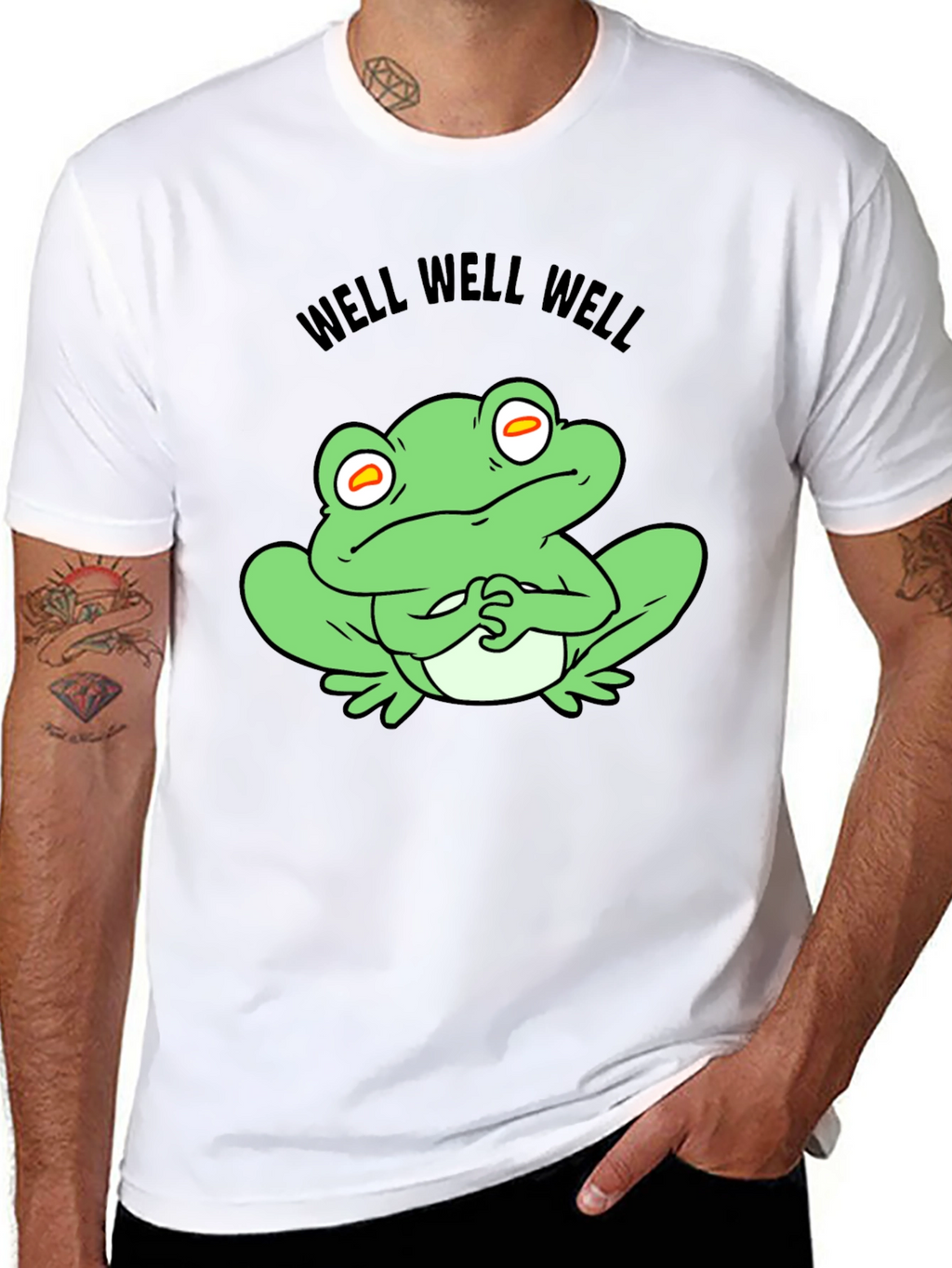 Well Well Well Frog Graphic T-Shirt
