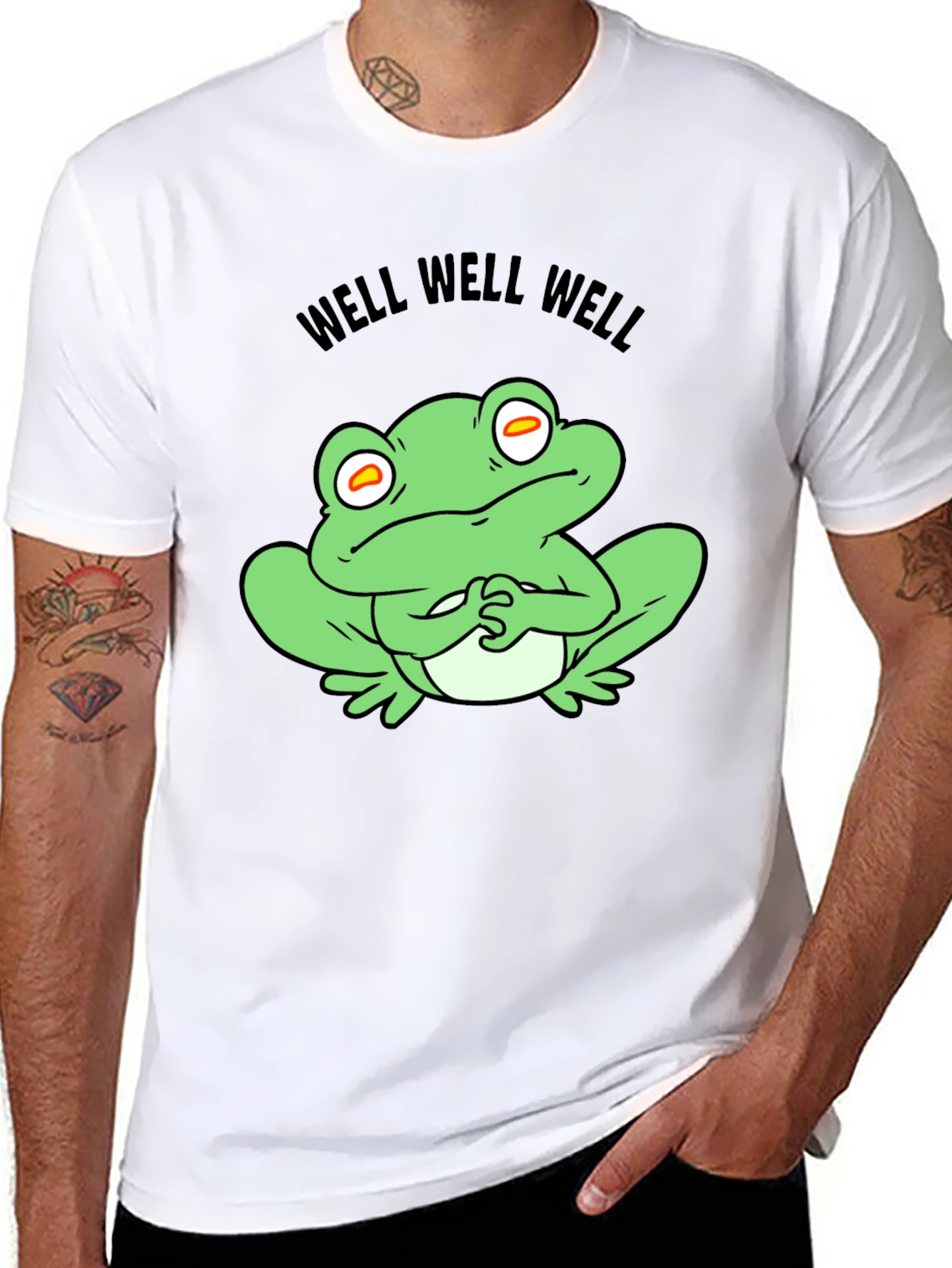 Well Well Well Frog Graphic T-Shirt