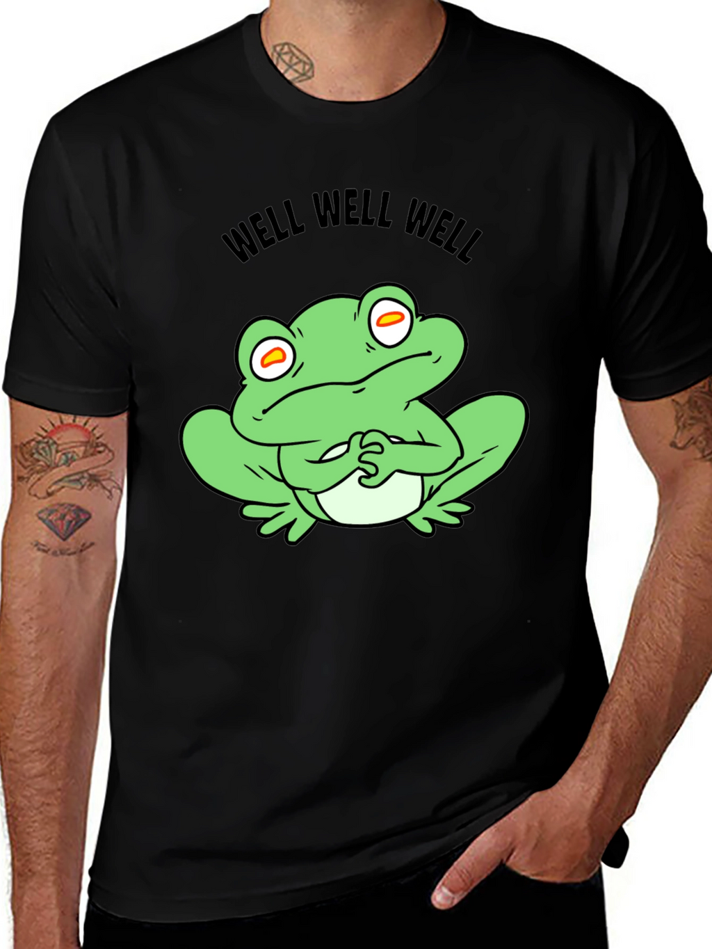 Well Well Well Frog Graphic T-Shirt