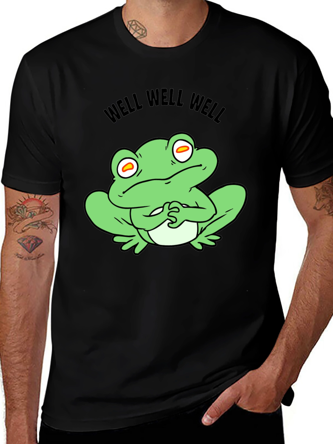 Well Well Well Frog Graphic T-Shirt
