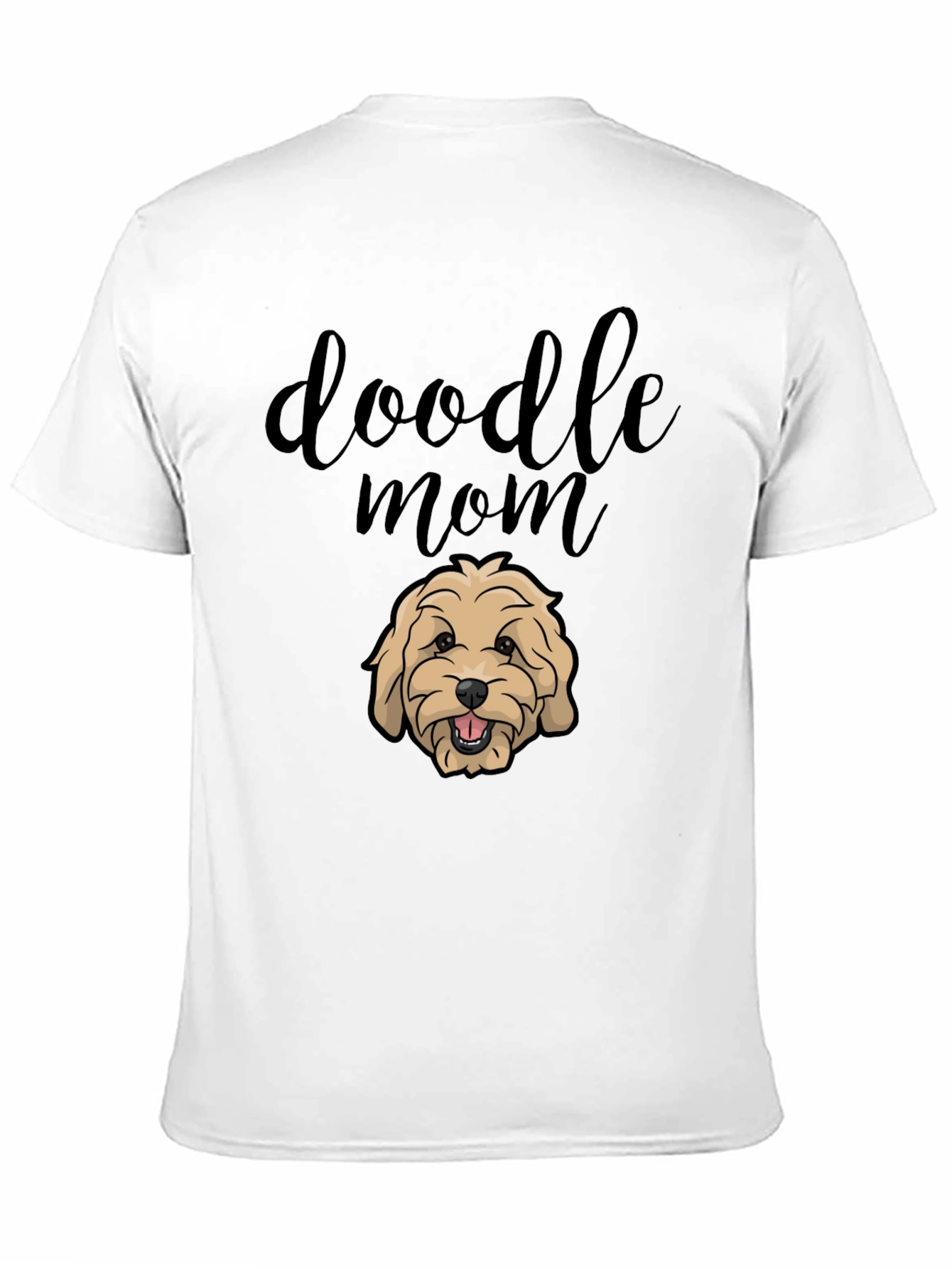 Doodle Mom Graphic Tee - Black
