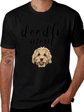 Doodle Mom Graphic Tee - Black