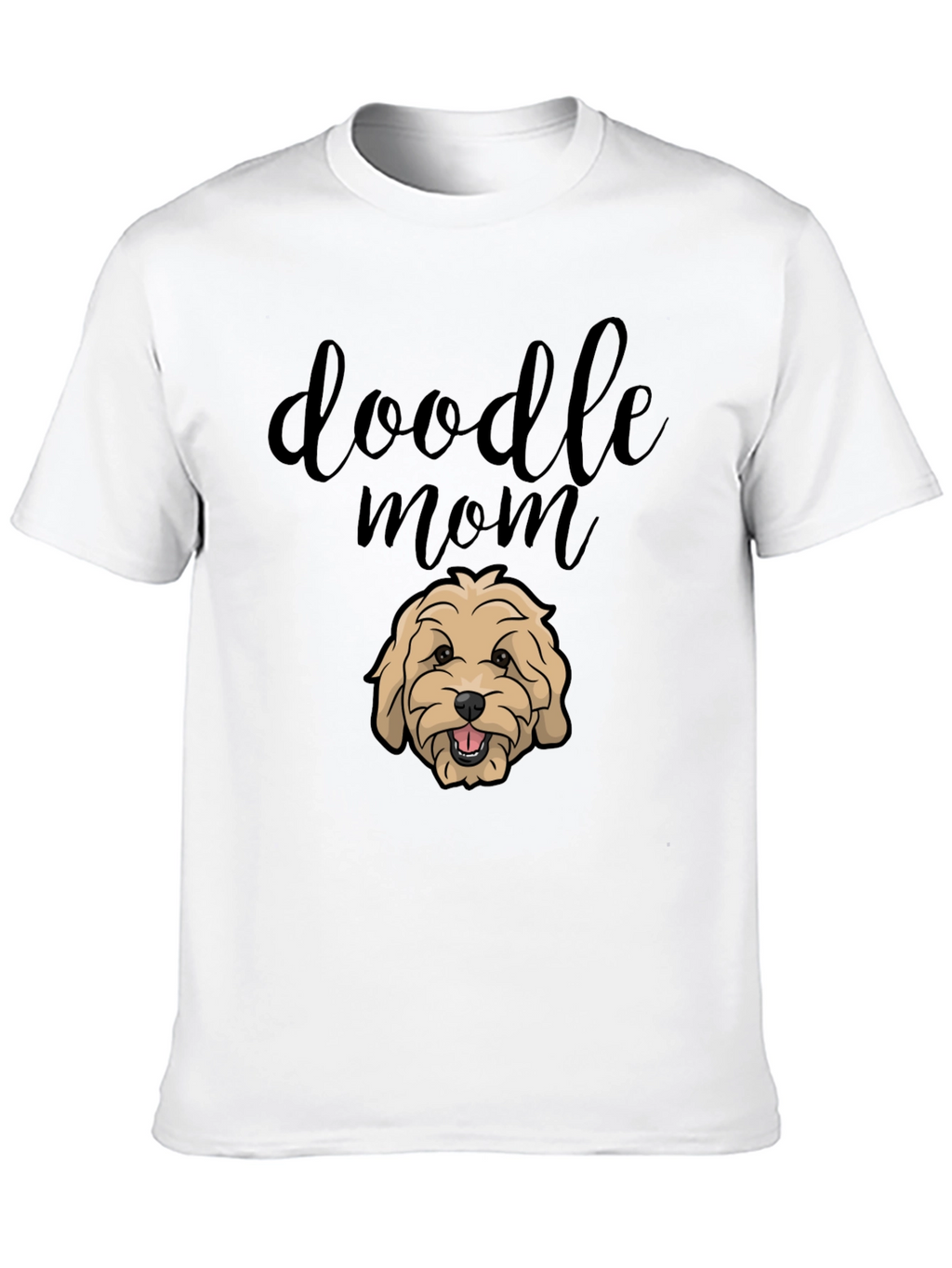 Doodle Mom Graphic Tee - Black