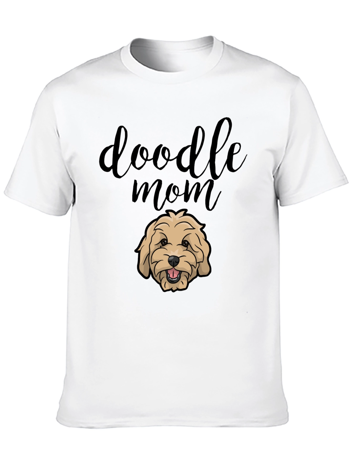 Doodle Mom Graphic Tee - Black