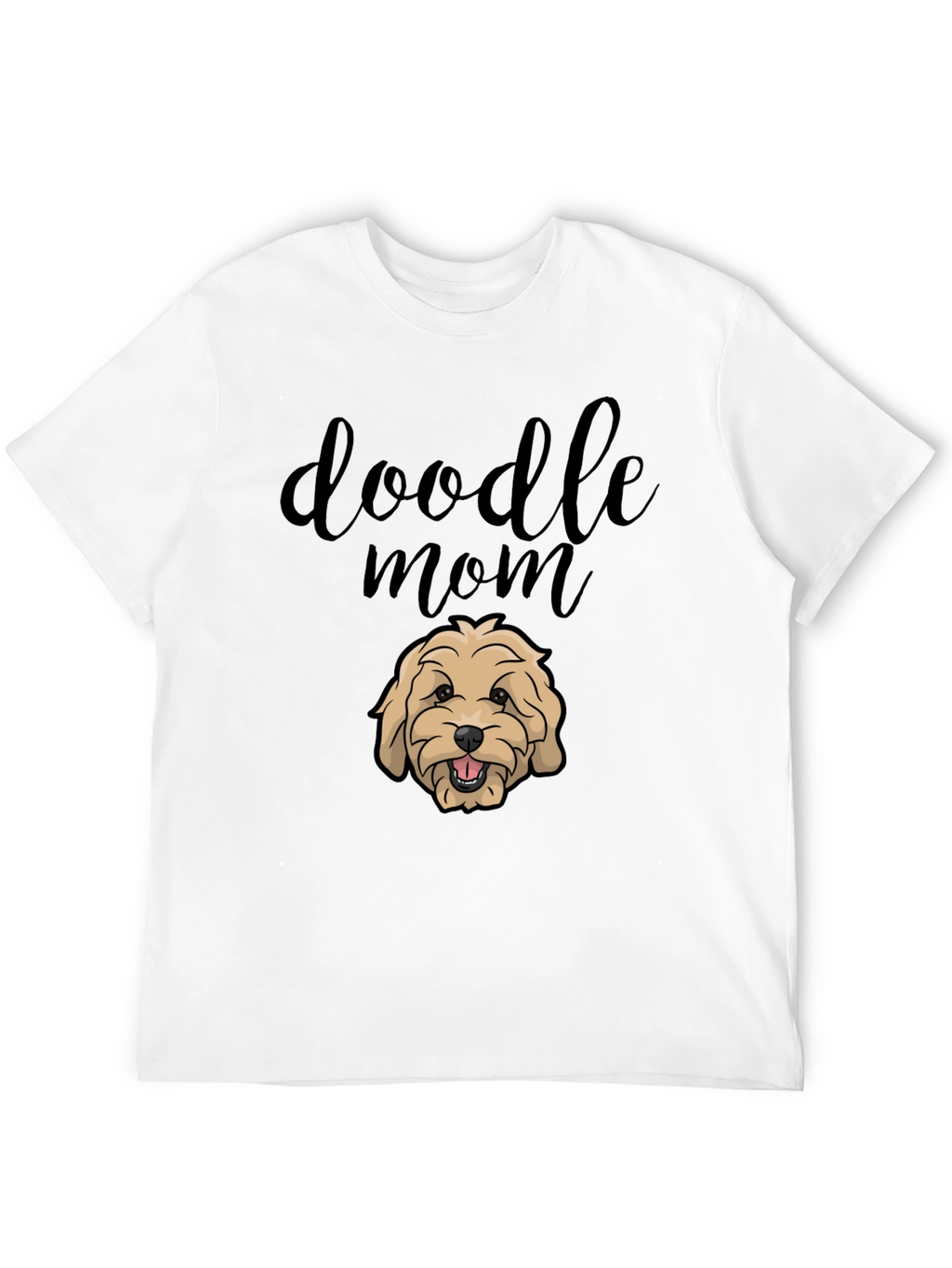 Doodle Mom Graphic Tee - Black