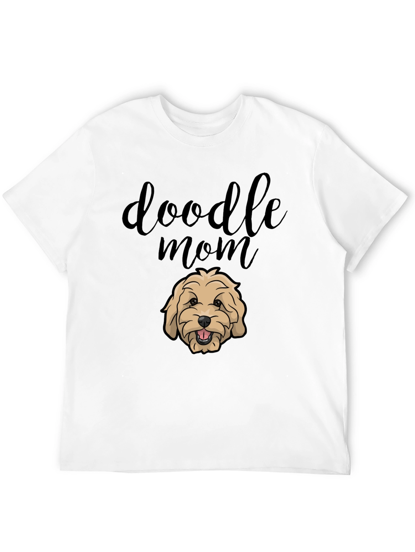 Doodle Mom Graphic Tee - Black
