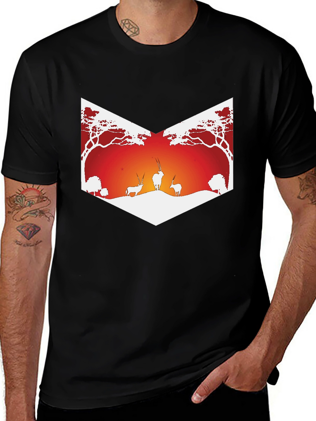Savanna Sunset Graphic Tee