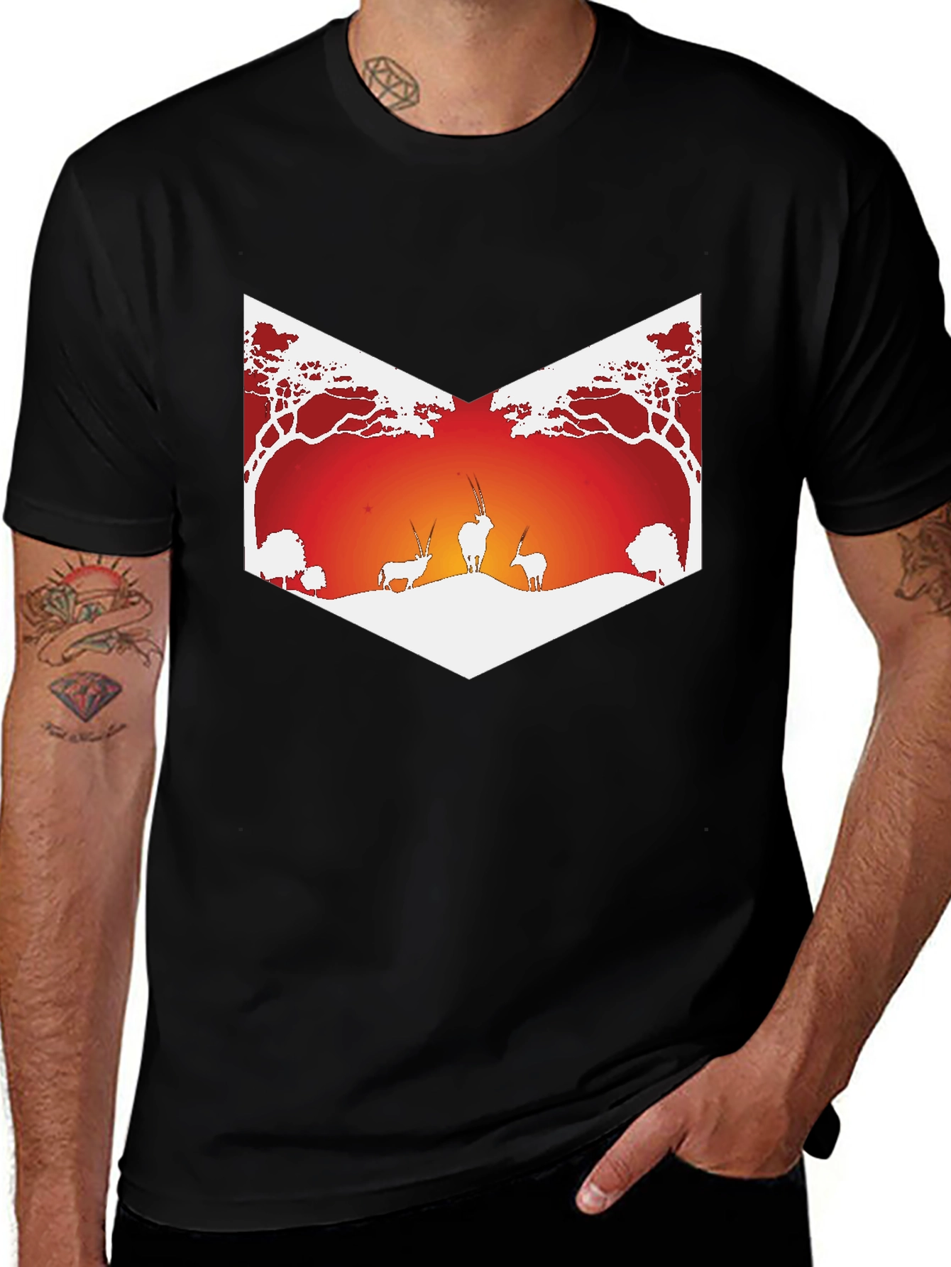 Savanna Sunset Graphic Tee