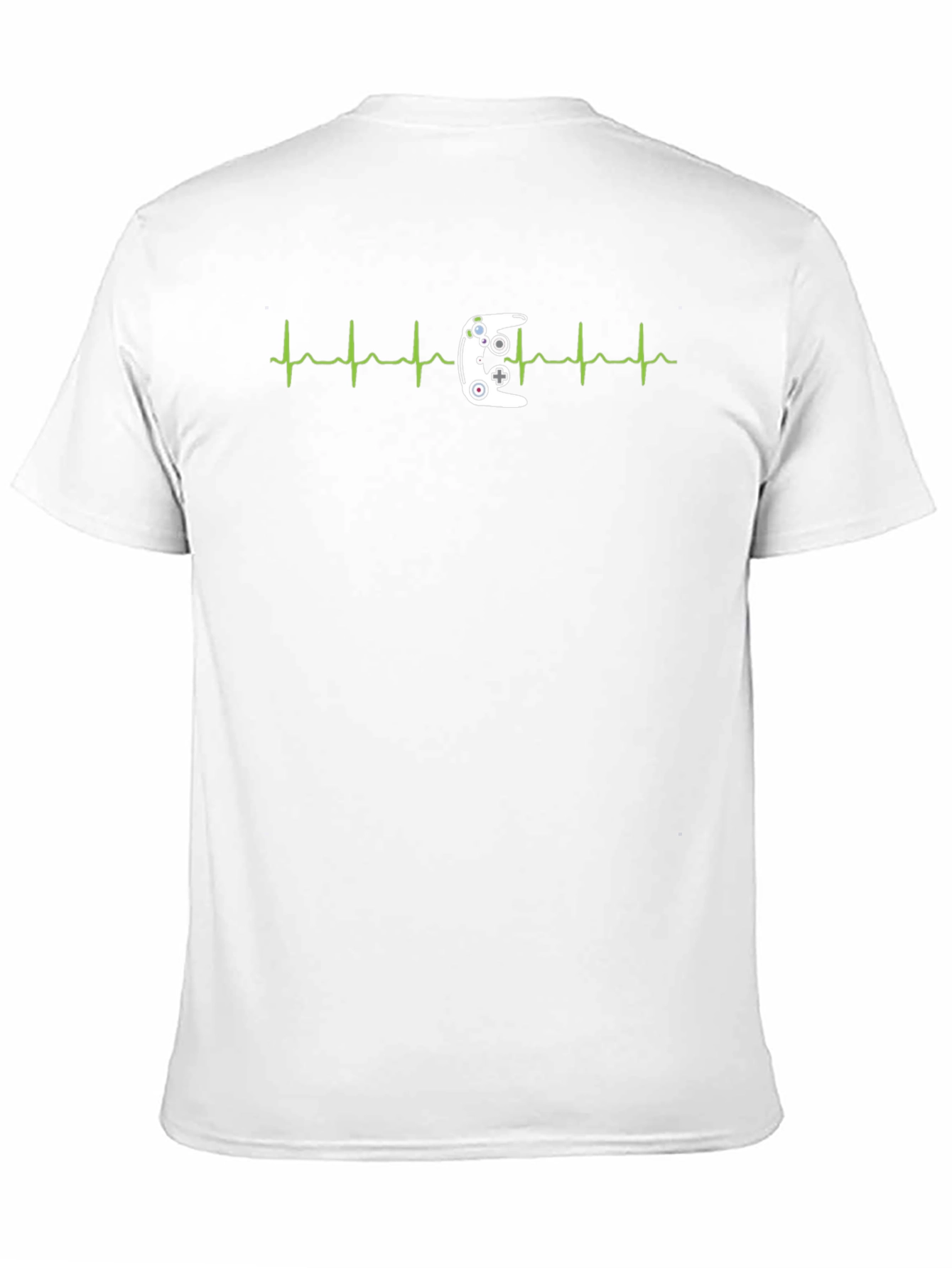 Gamer Heartbeat T-Shirt - Console Controller Design