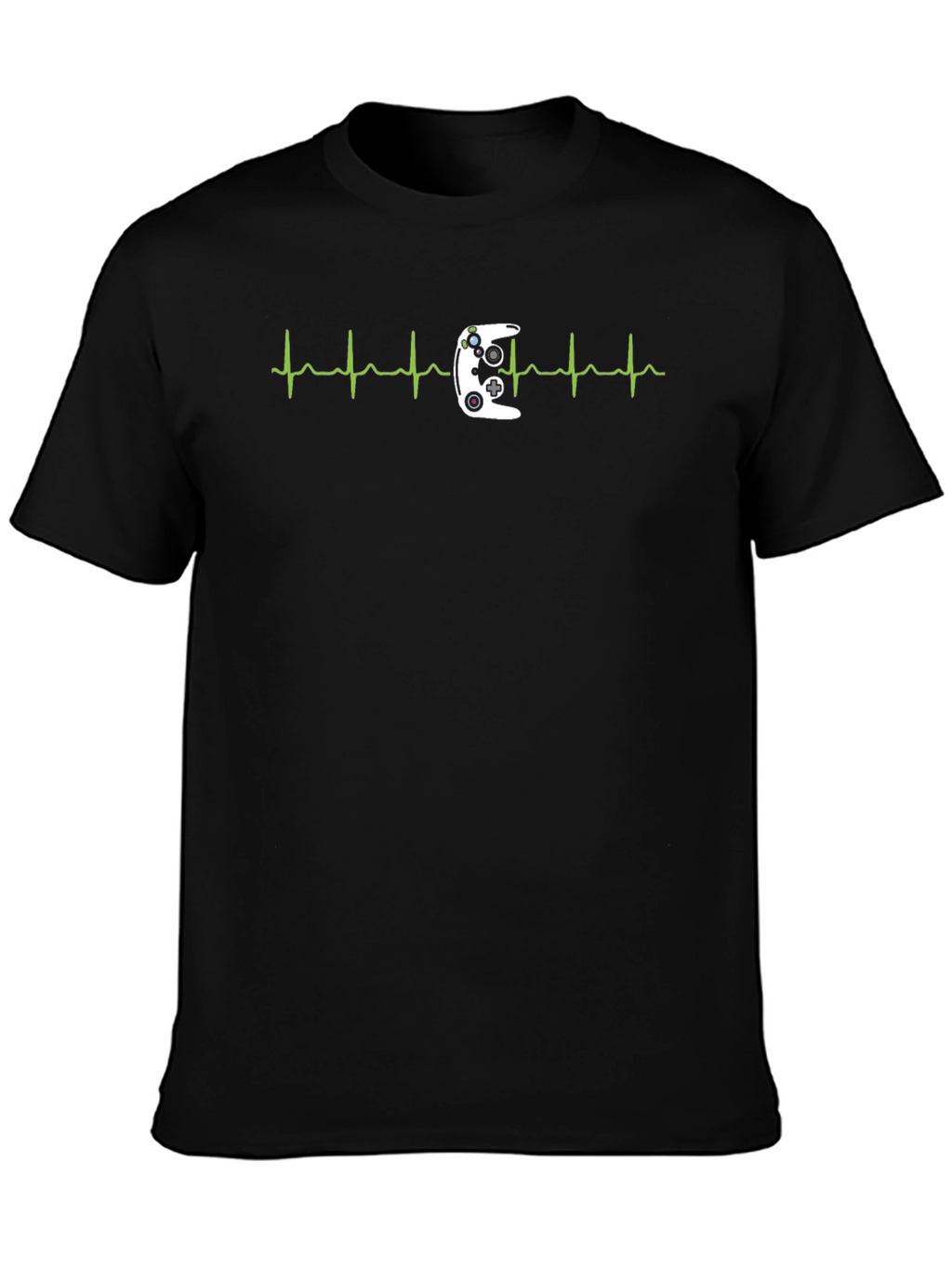 Gamer Heartbeat T-Shirt - Console Controller Design