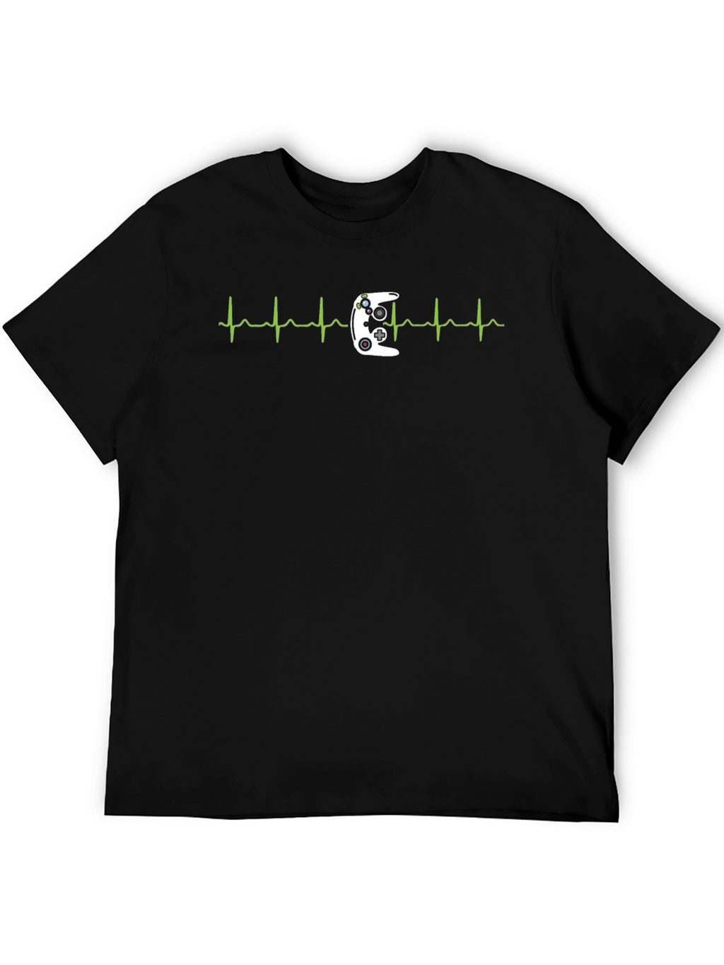 Gamer Heartbeat T-Shirt - Console Controller Design