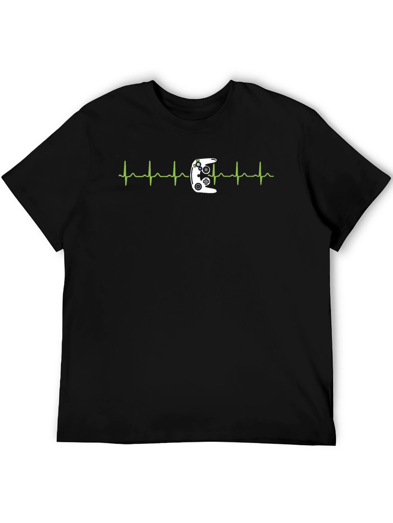 Gamer Heartbeat T-Shirt - Console Controller Design