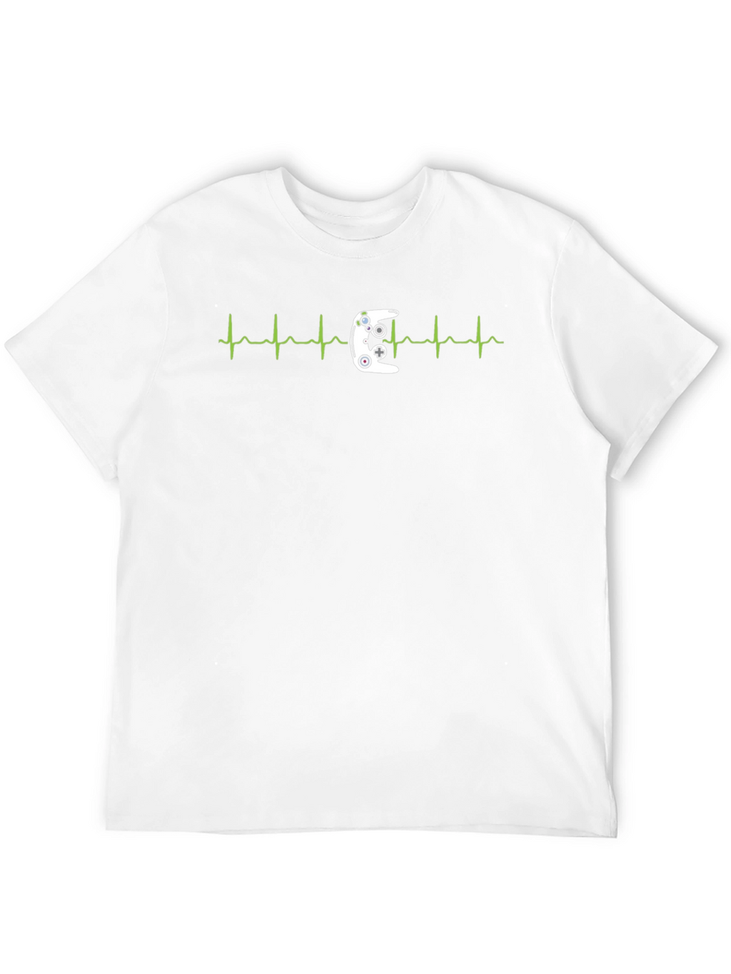 Gamer Heartbeat T-Shirt - Console Controller Design