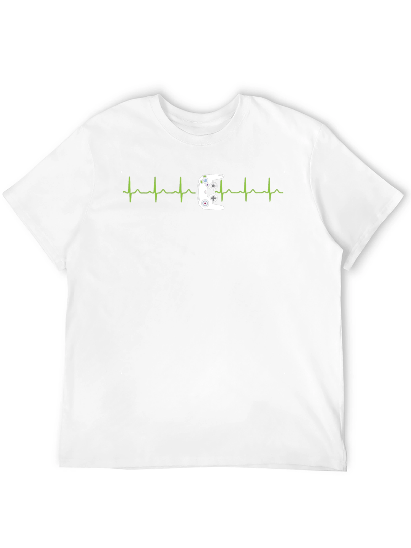 Gamer Heartbeat T-Shirt - Console Controller Design