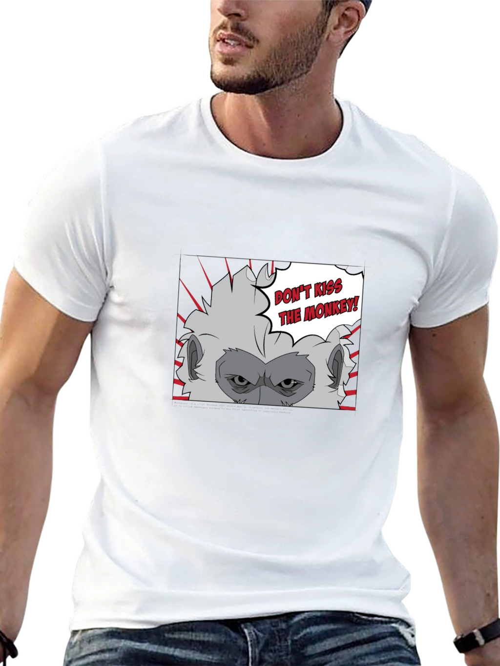 Dont Kiss the Monkey Graphic Tee