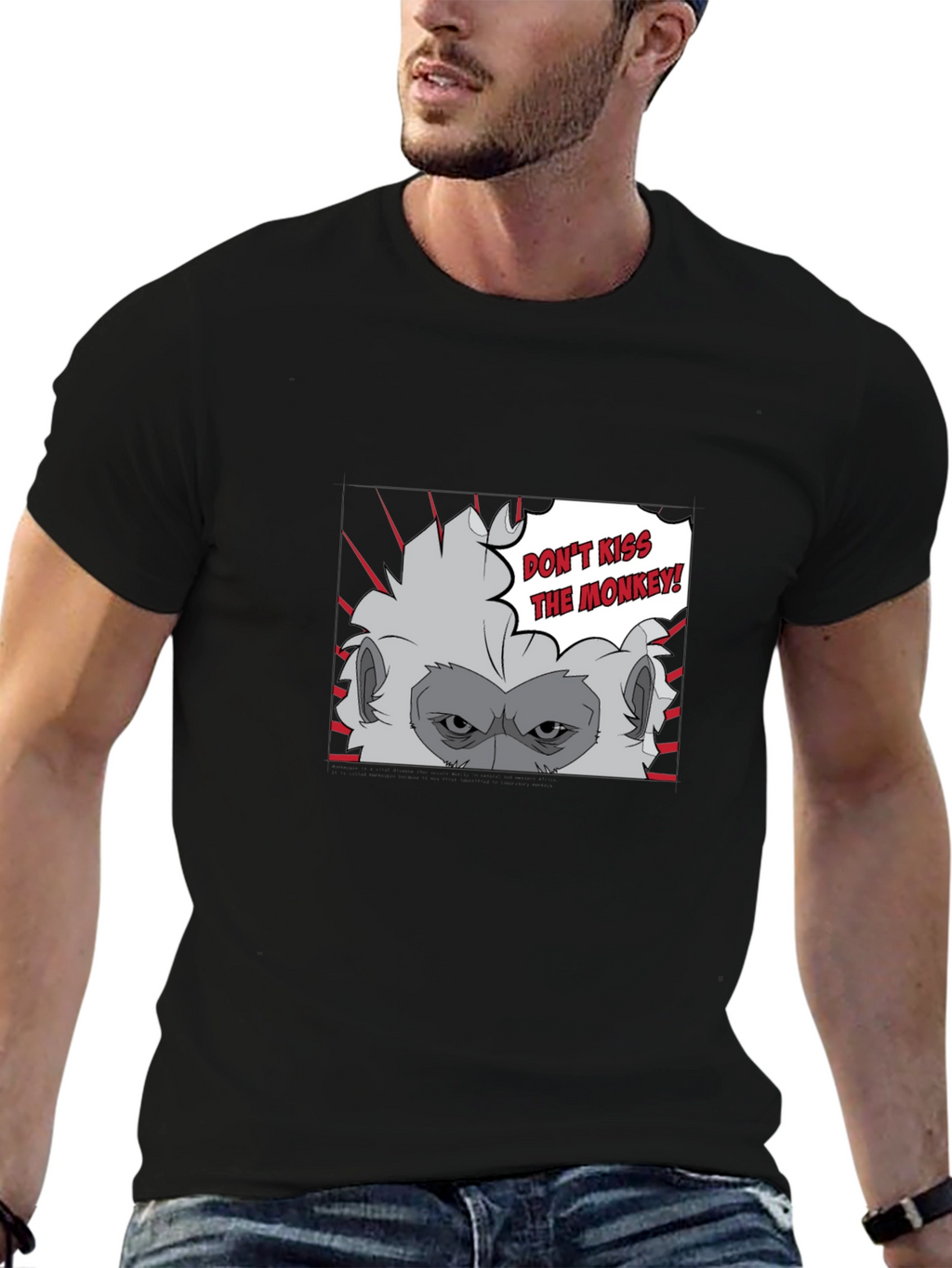 Dont Kiss the Monkey Graphic Tee