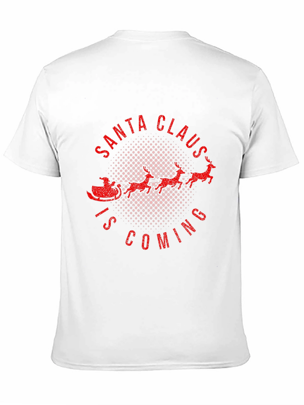 Santa Claus is Coming Black T-Shirt