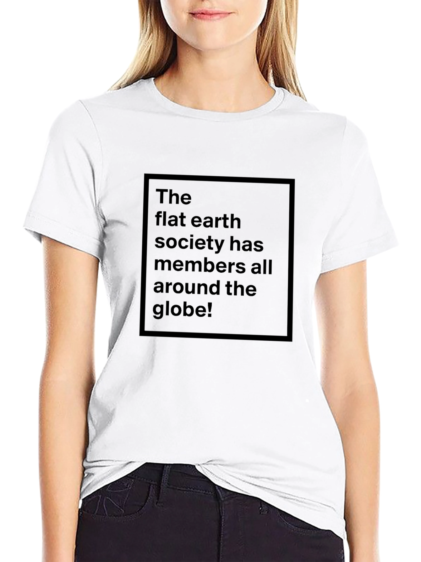 Flat Earth Society Tee - Black Humor T-Shirt