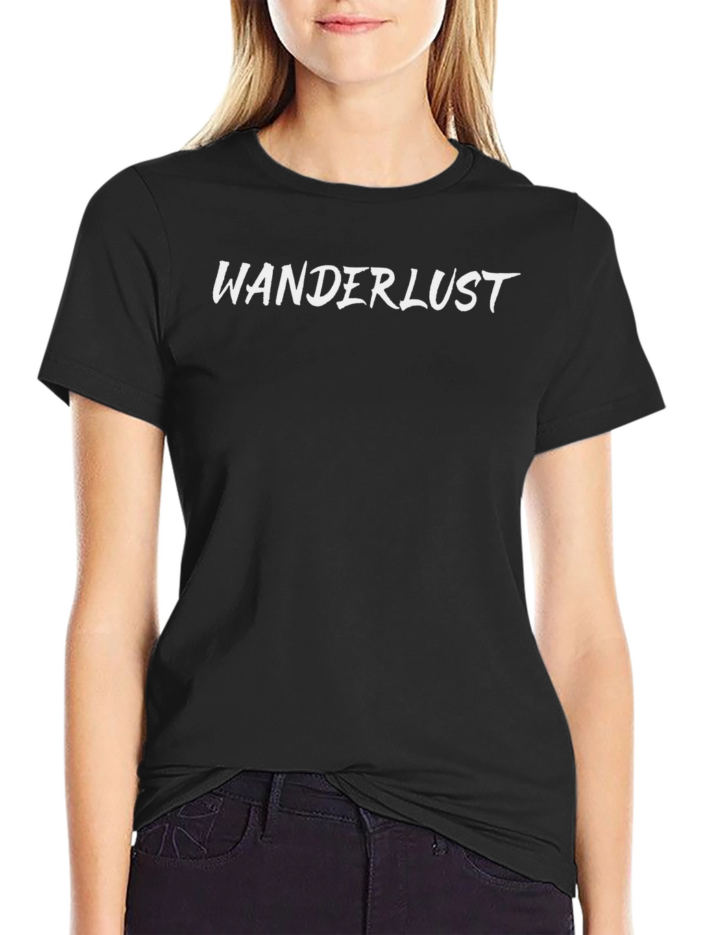 Wanderlust Graphic Tee - Black T-Shirt
