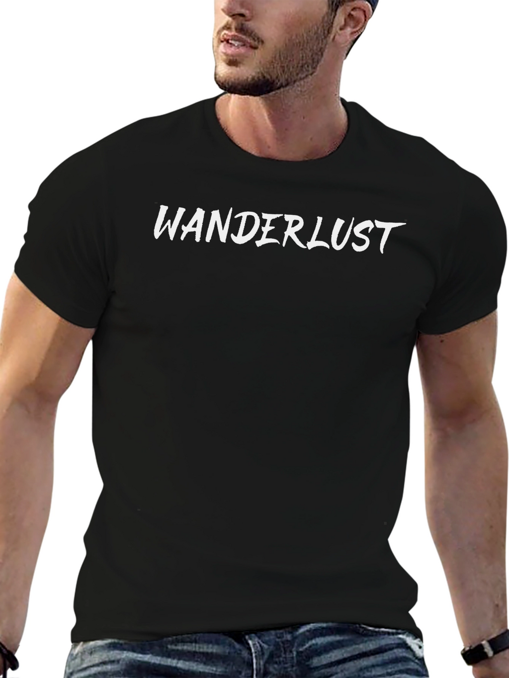 Wanderlust Graphic Tee - Black T-Shirt