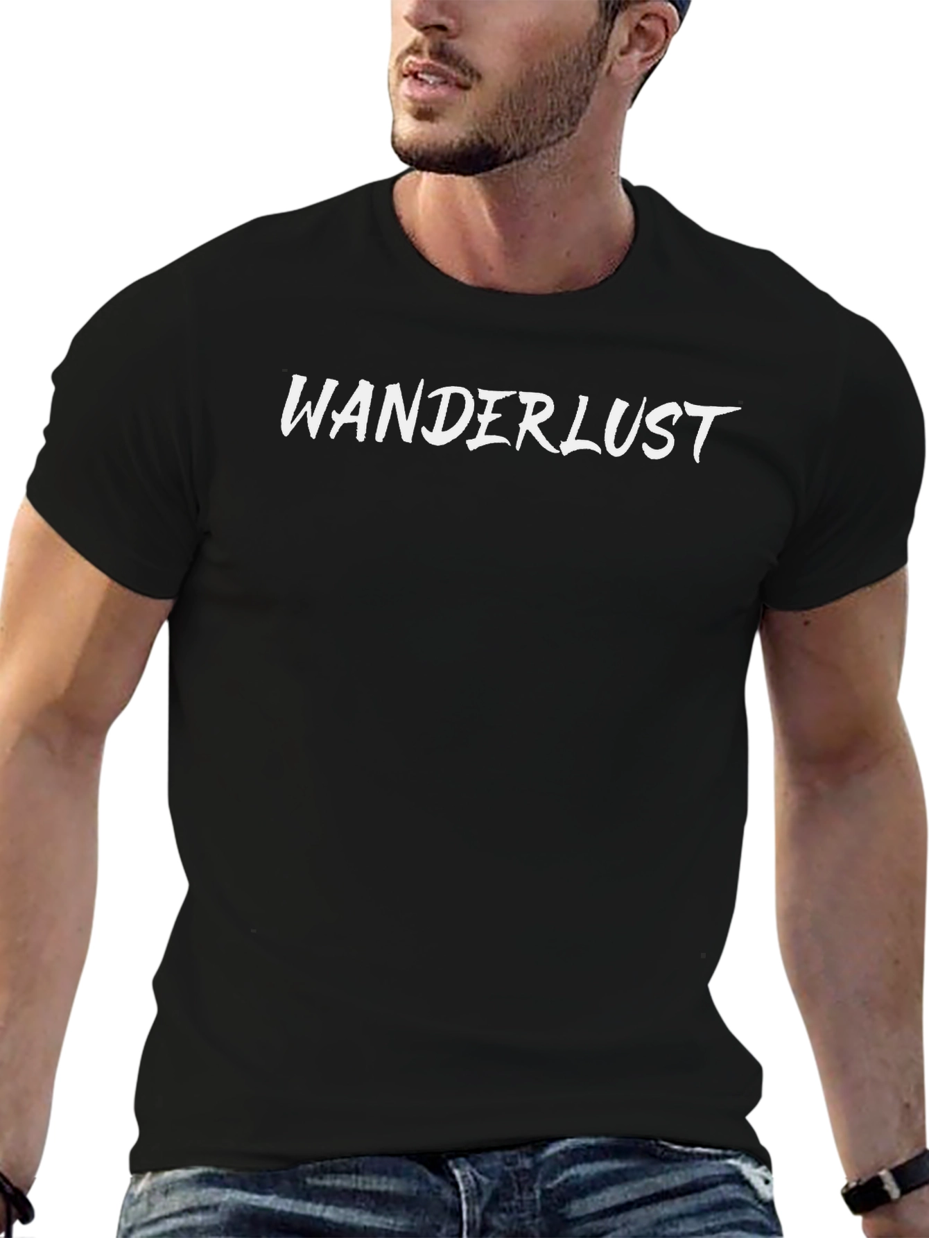 Wanderlust Graphic Tee - Black T-Shirt