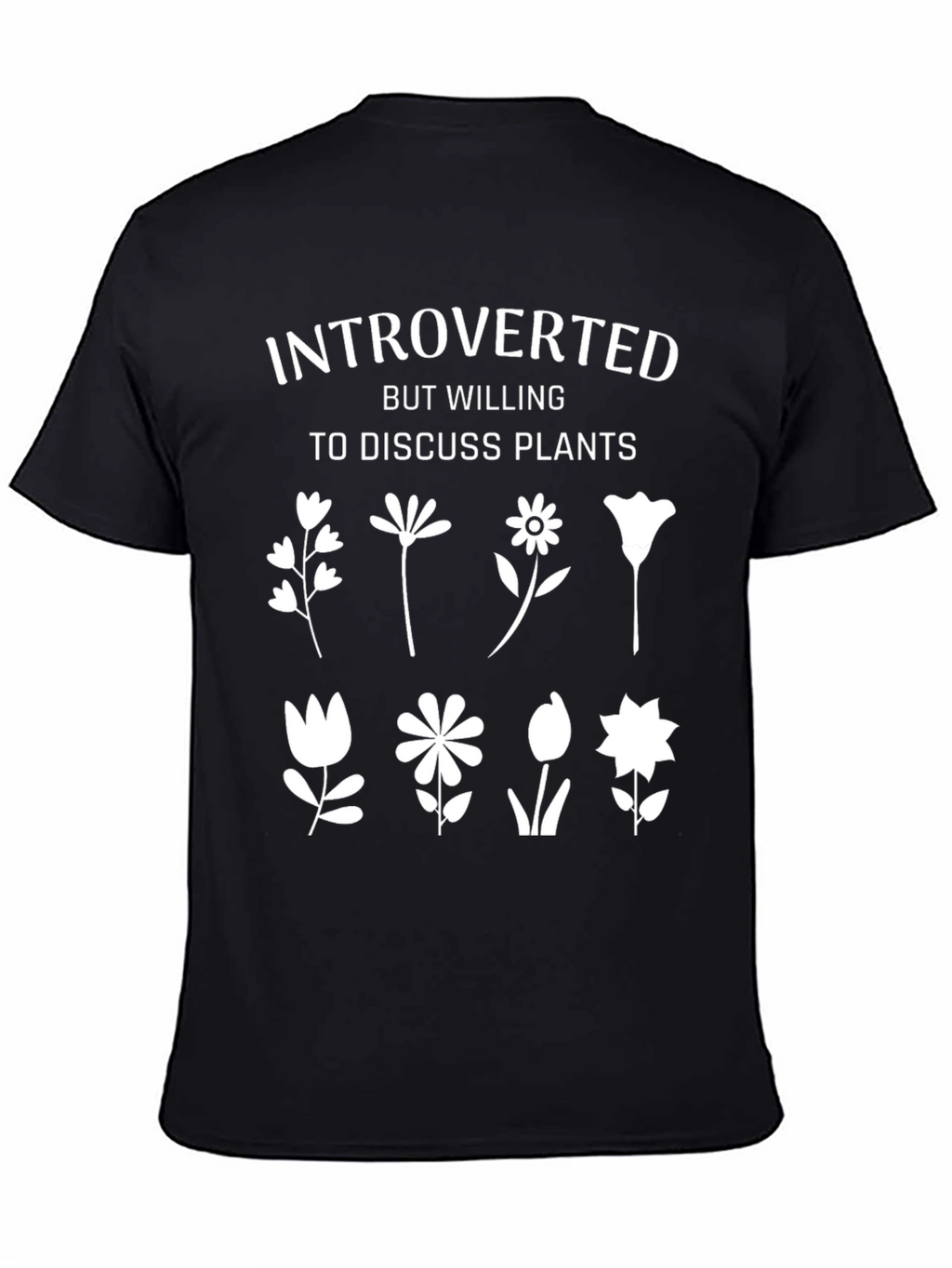 Introverted Plants Graphic T-Shirt