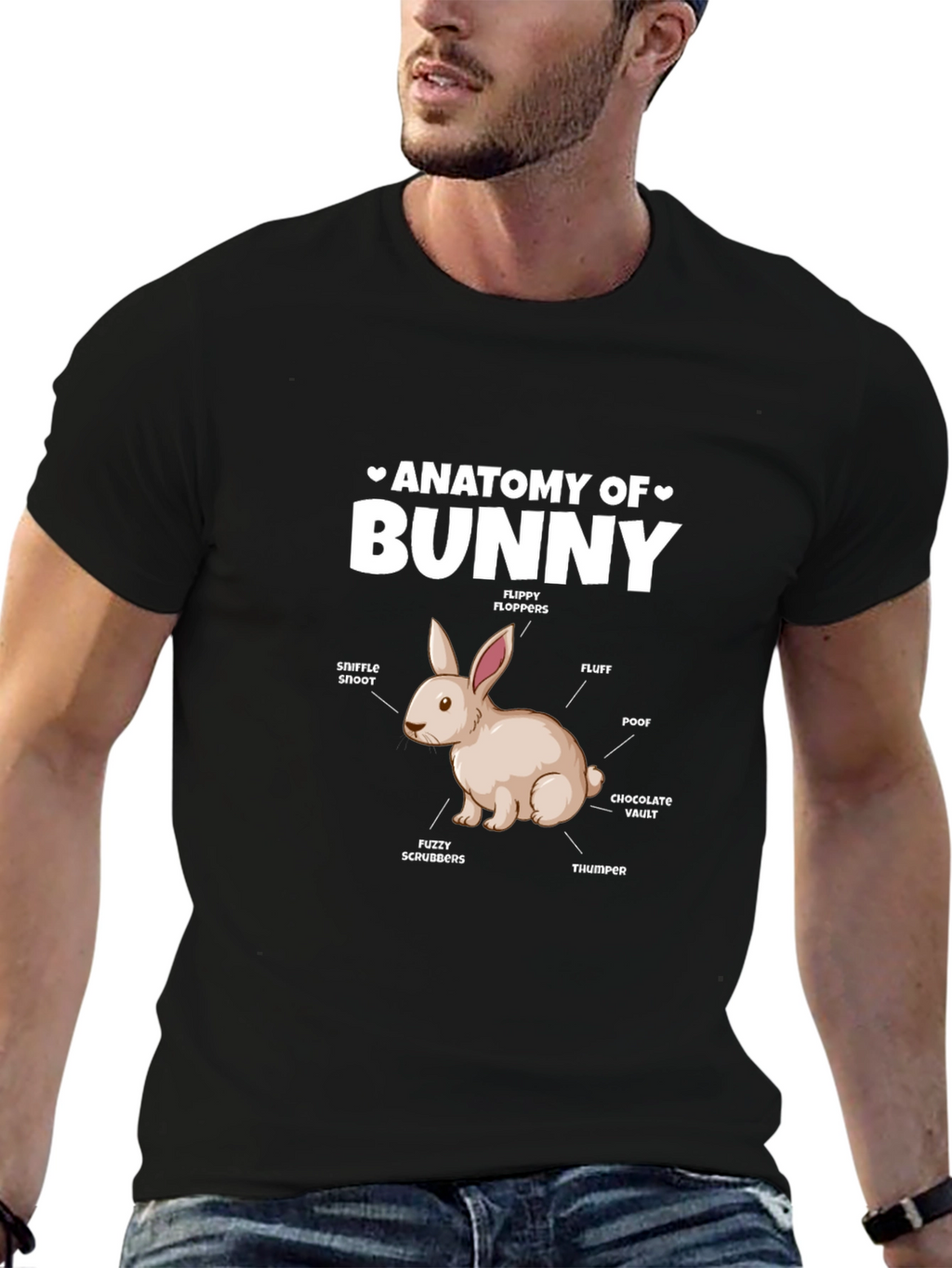 Anatomy of a Bunny T-Shirt