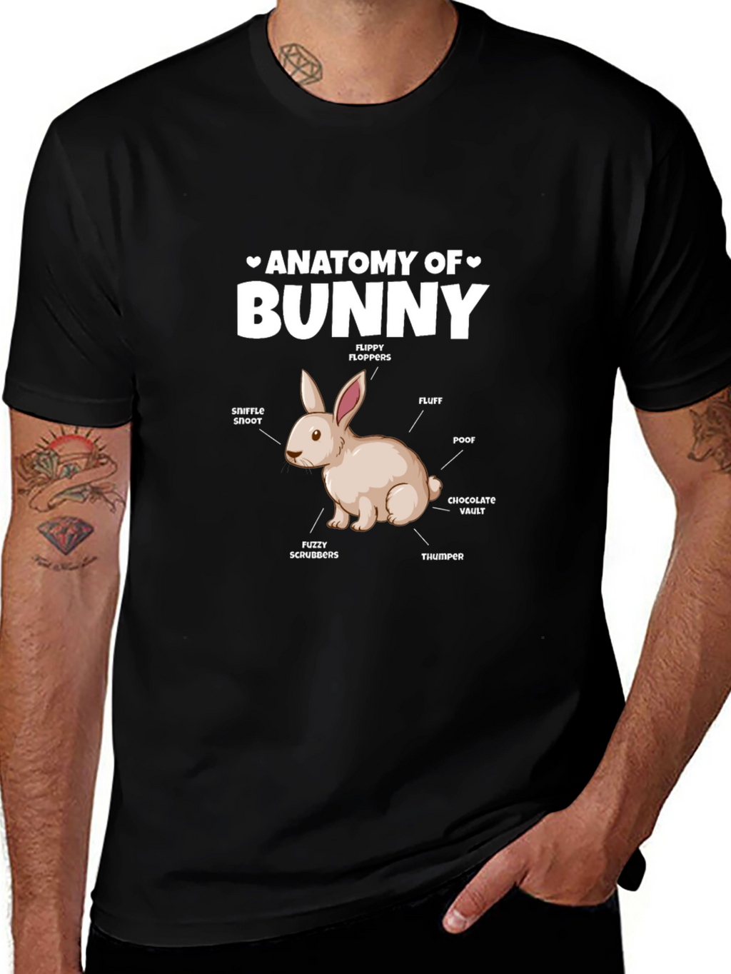 Anatomy of a Bunny T-Shirt